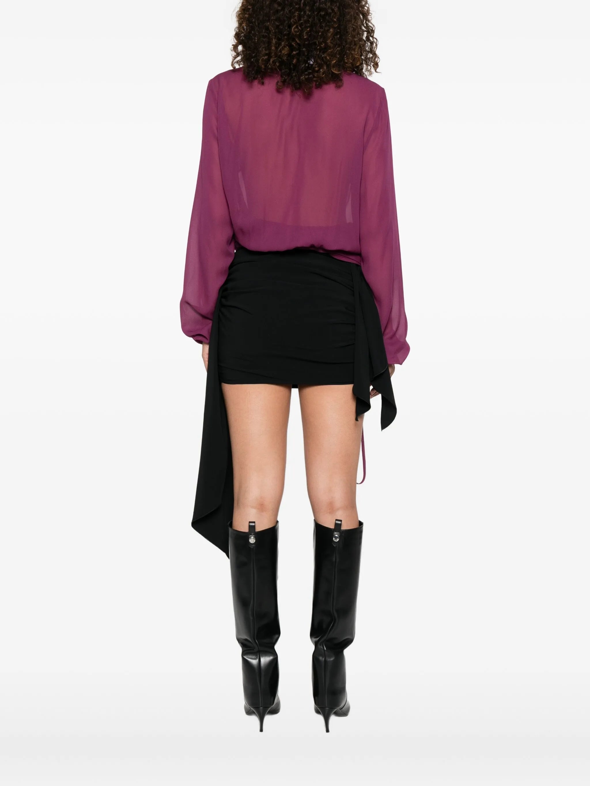 V-neck blouse