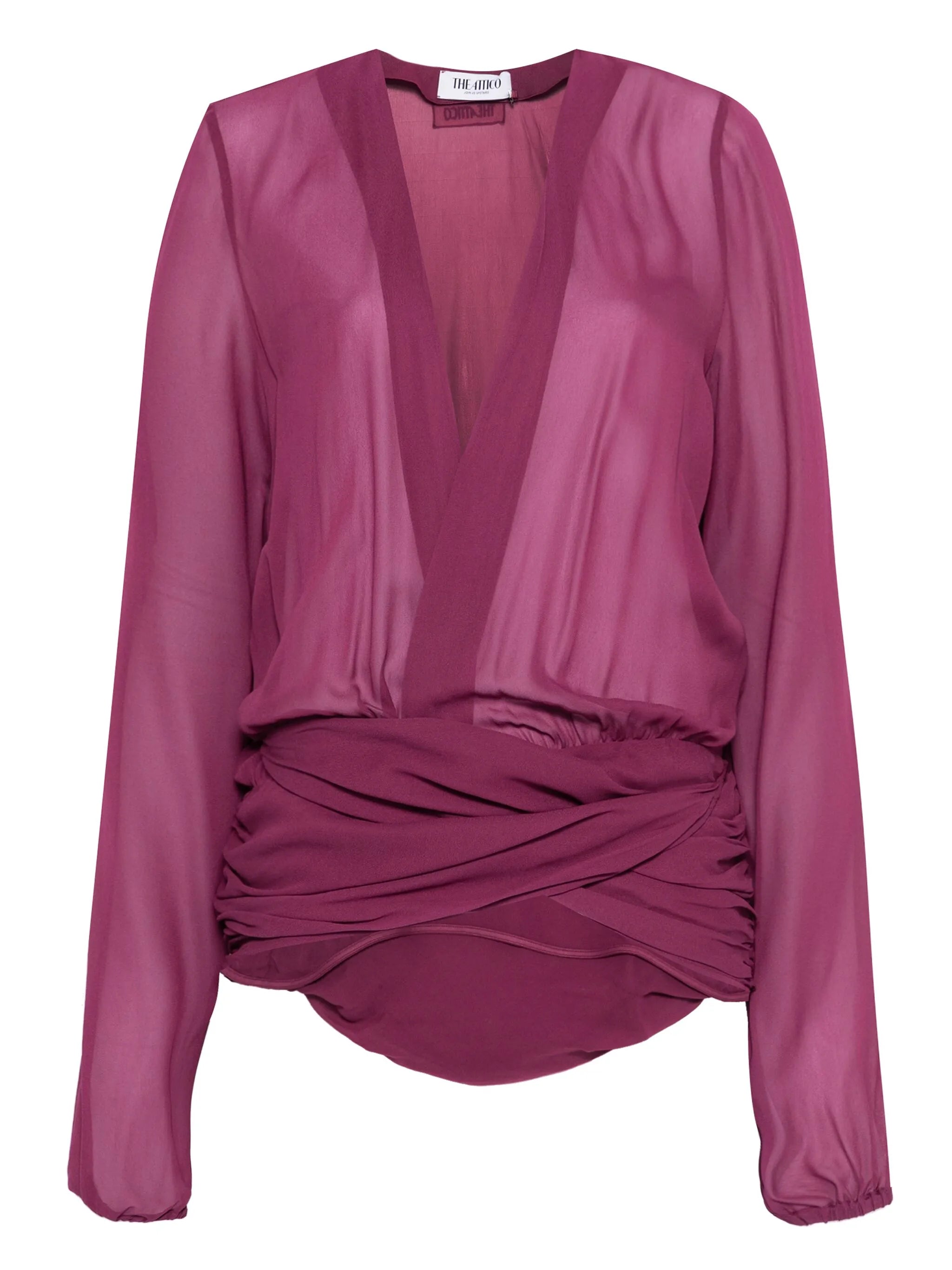 V-neck blouse