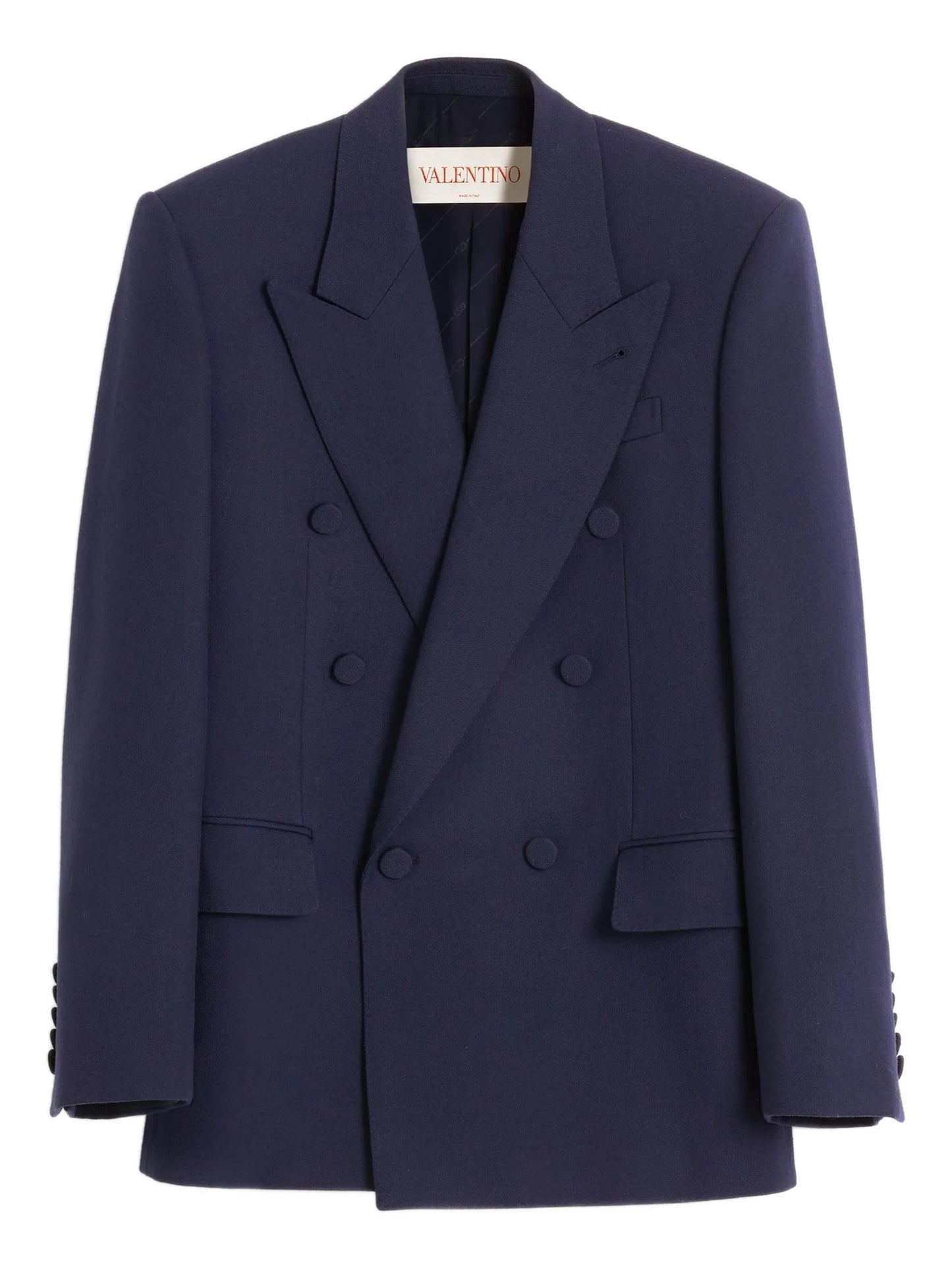 double-breasted gabardine jacket