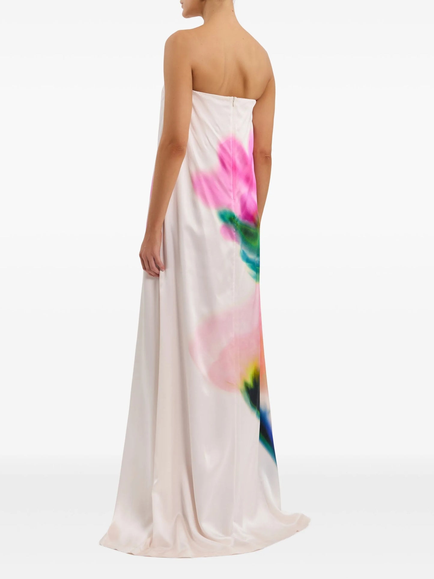 floral-print maxi dress