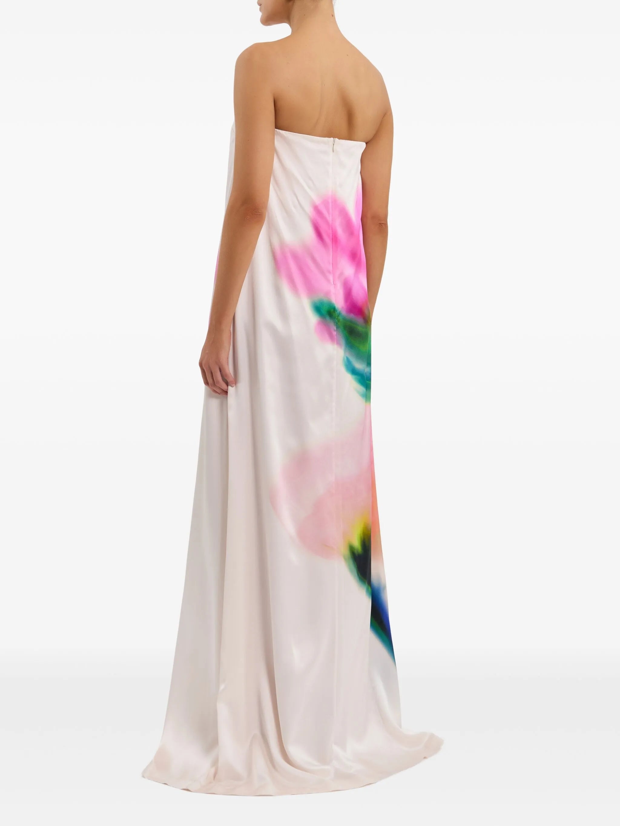 floral-print maxi dress