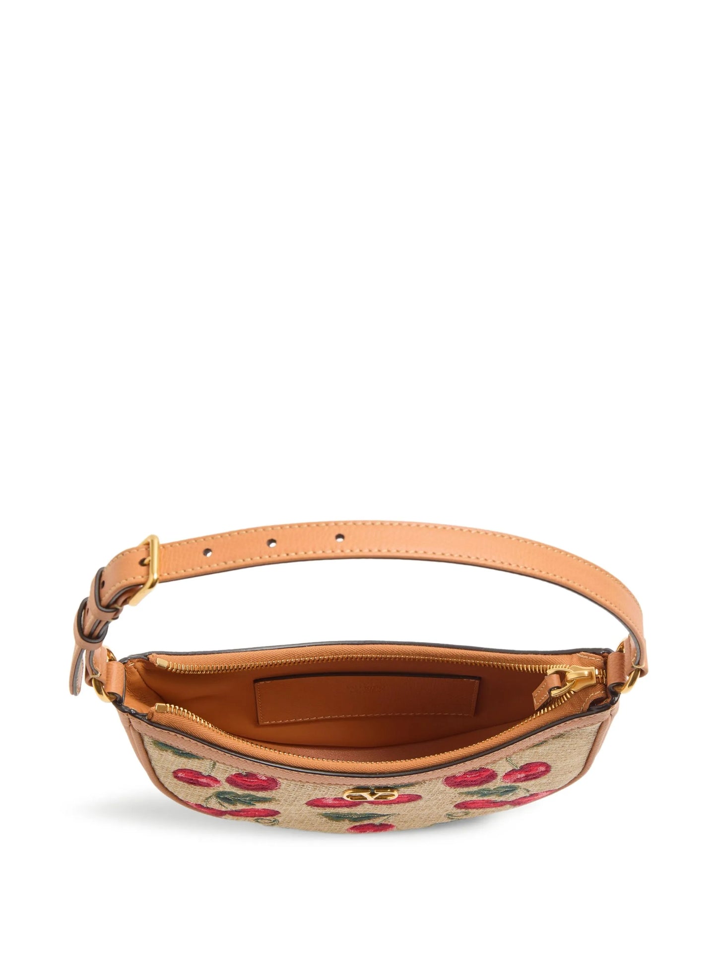 mini VLogo Signature Cherryfic-print shoulder bag