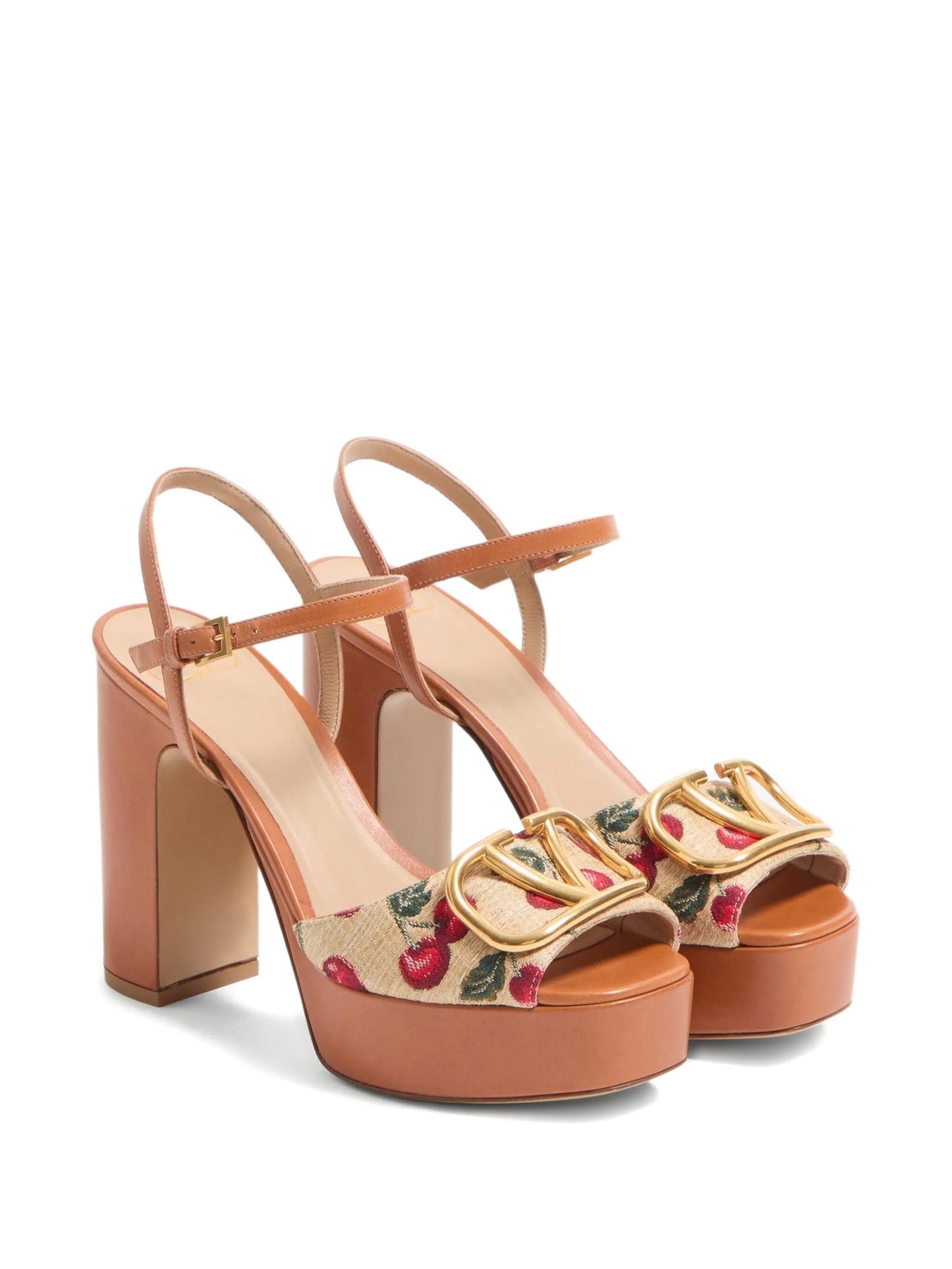 115mm VLogo Signature Cherryfic sandals