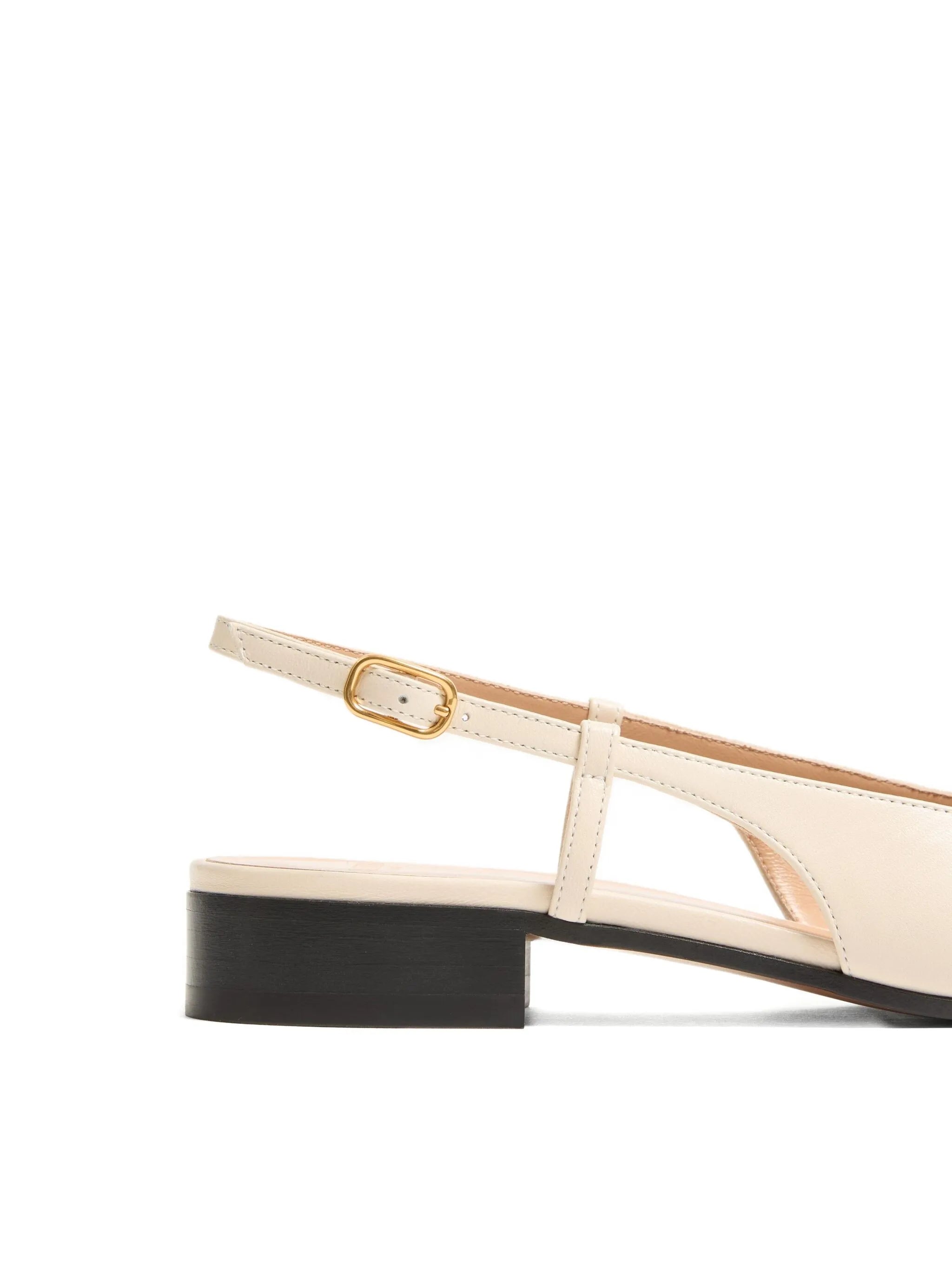 25mm Valet du Roi slingback ballet flats