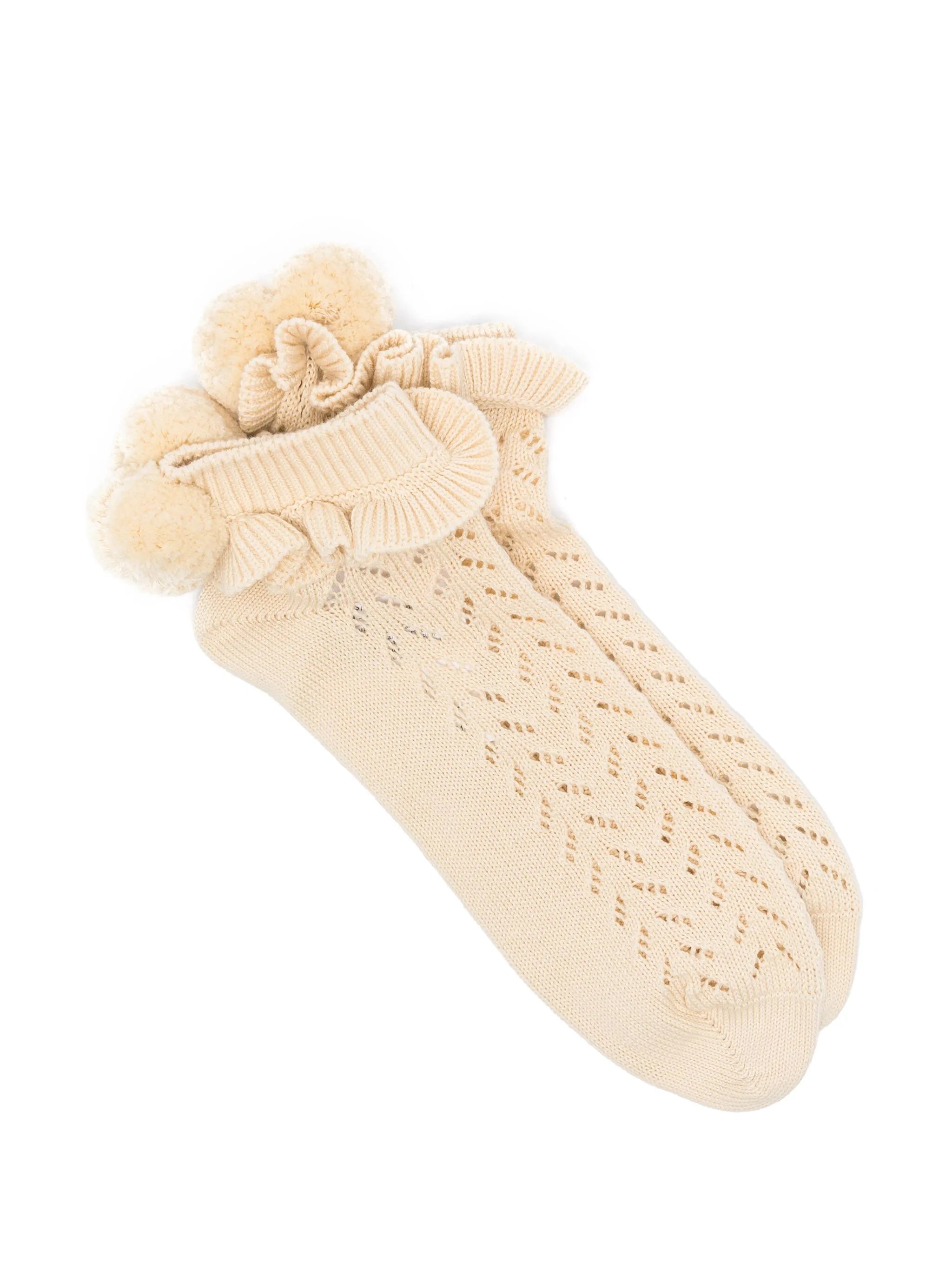 cotton pompom socks