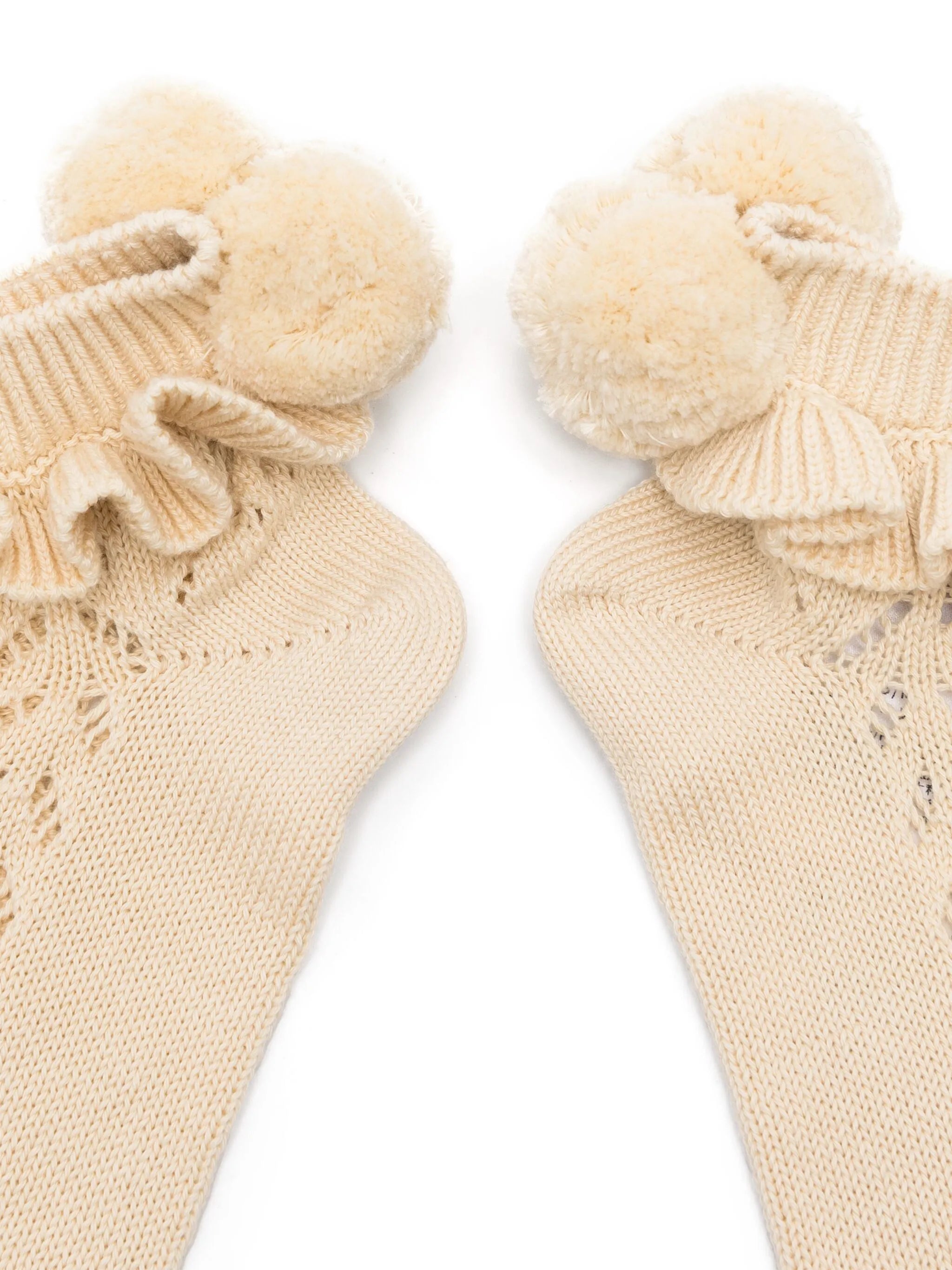 cotton pompom socks