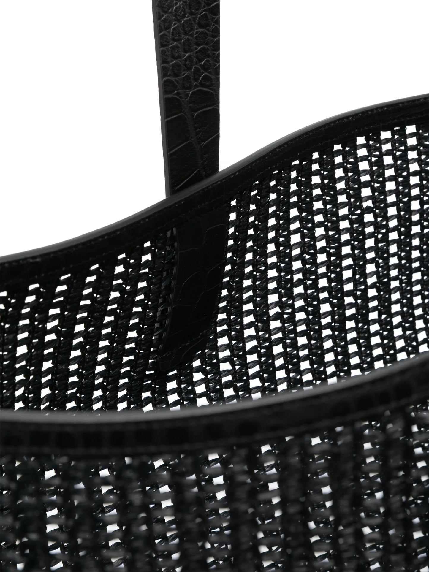 interwoven-design tote bag