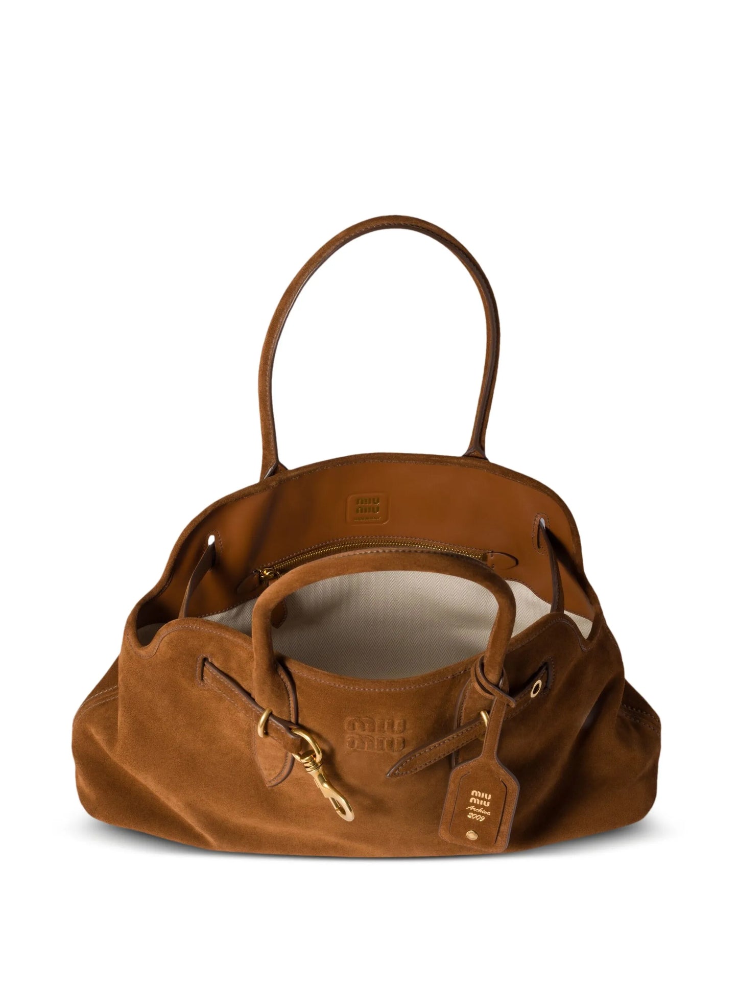 Aventure suede bag