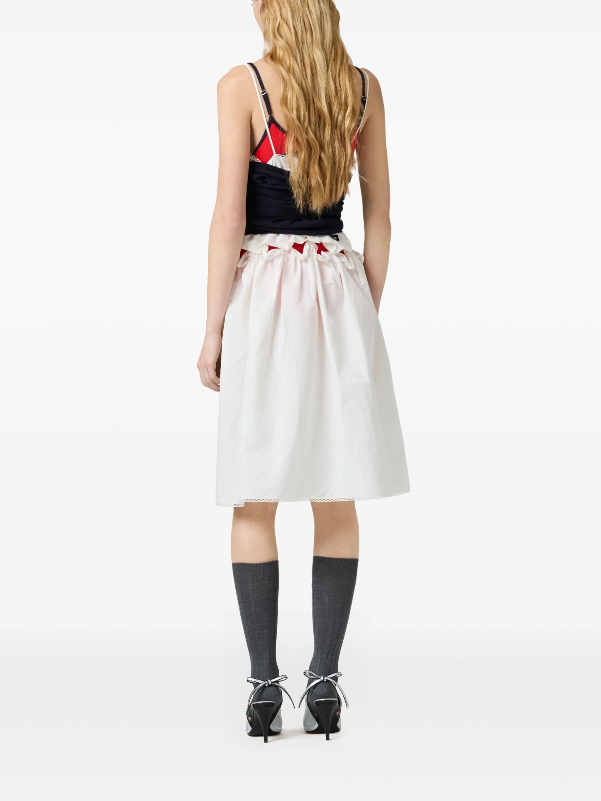 logo-print dress