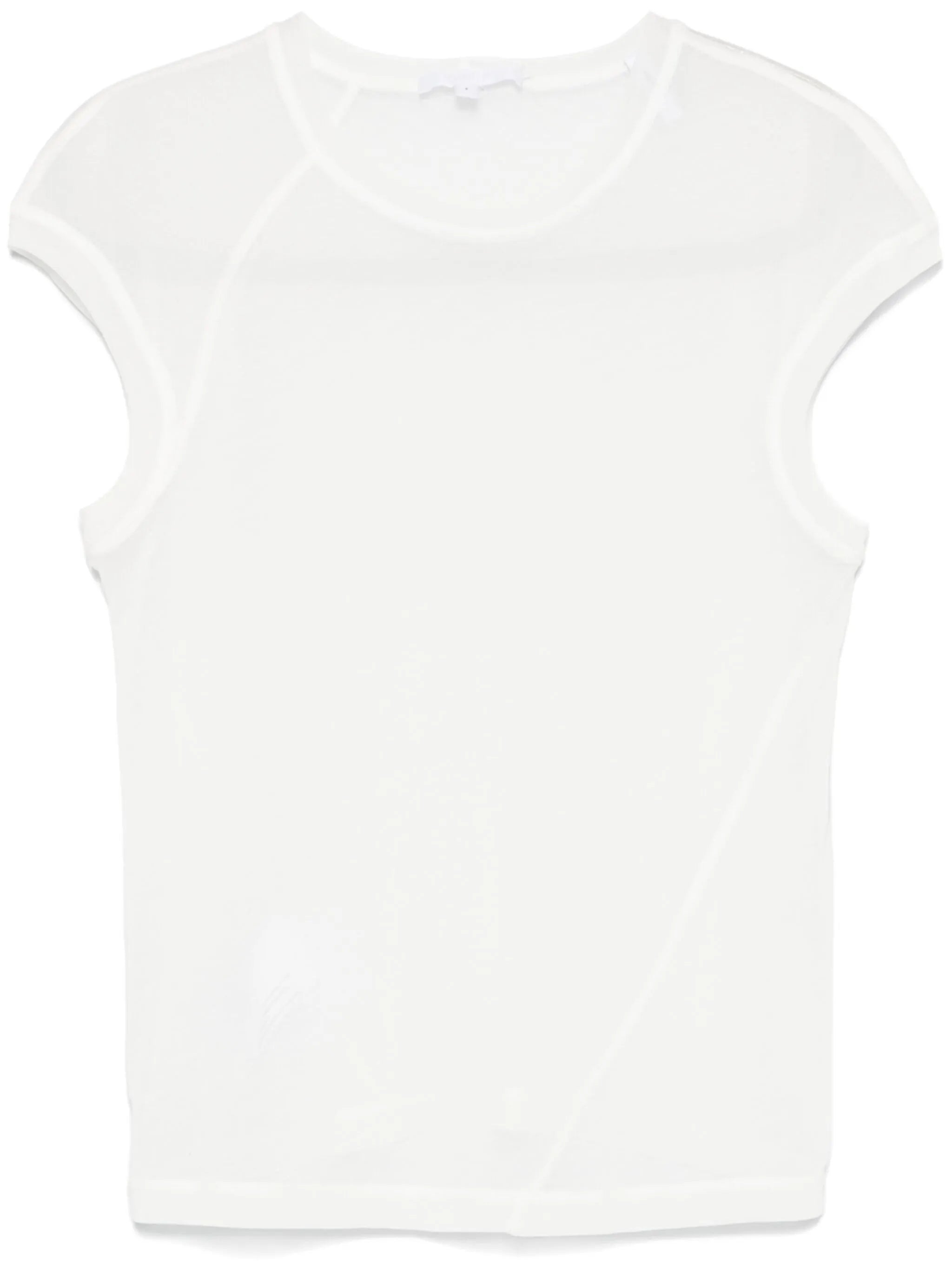 twisted sheer T-shirt