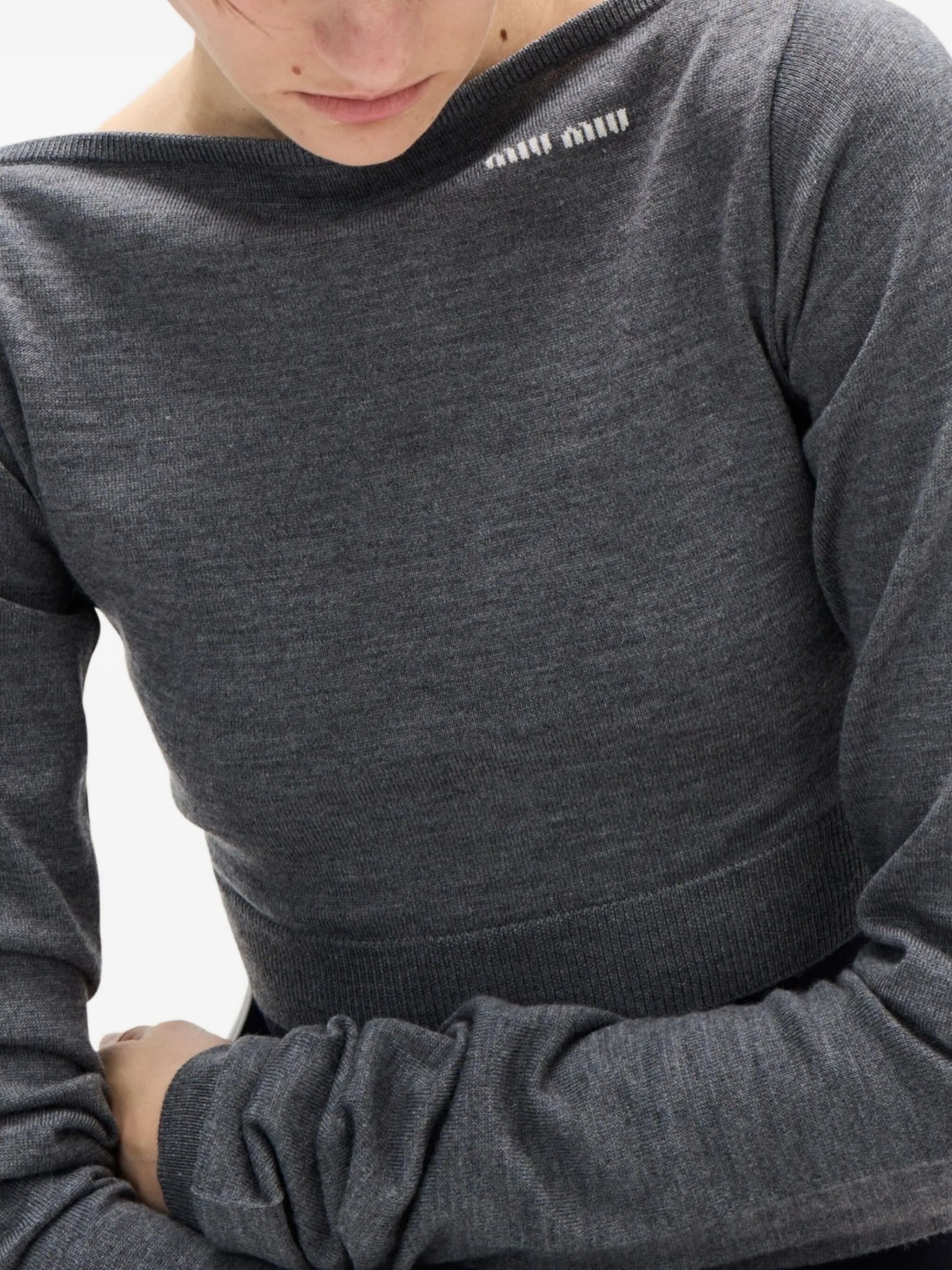 boat-neck top