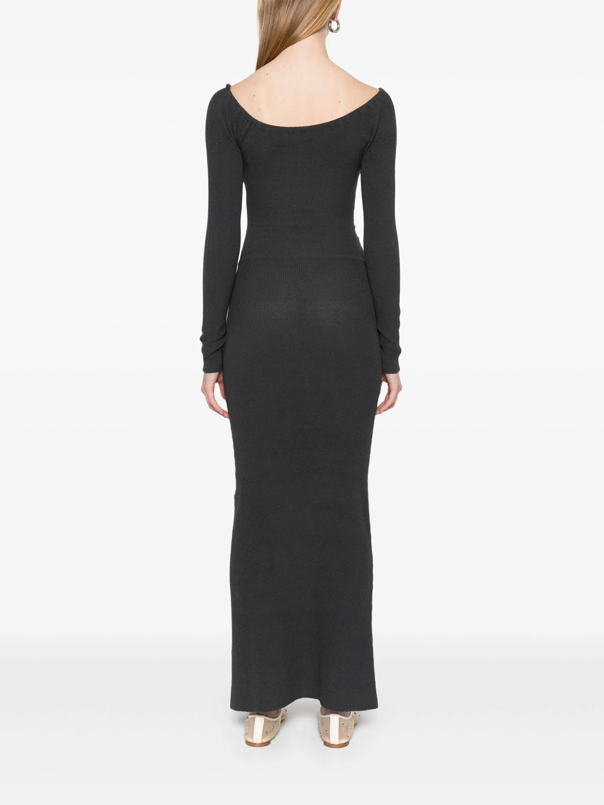 knitted maxi dress