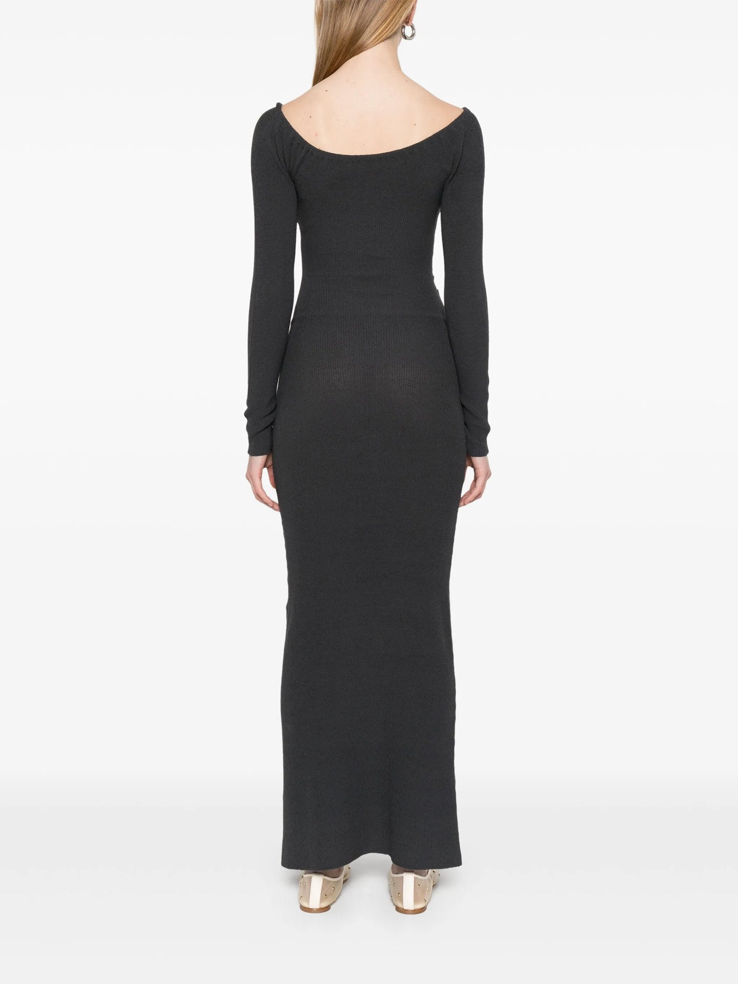 knitted maxi dress