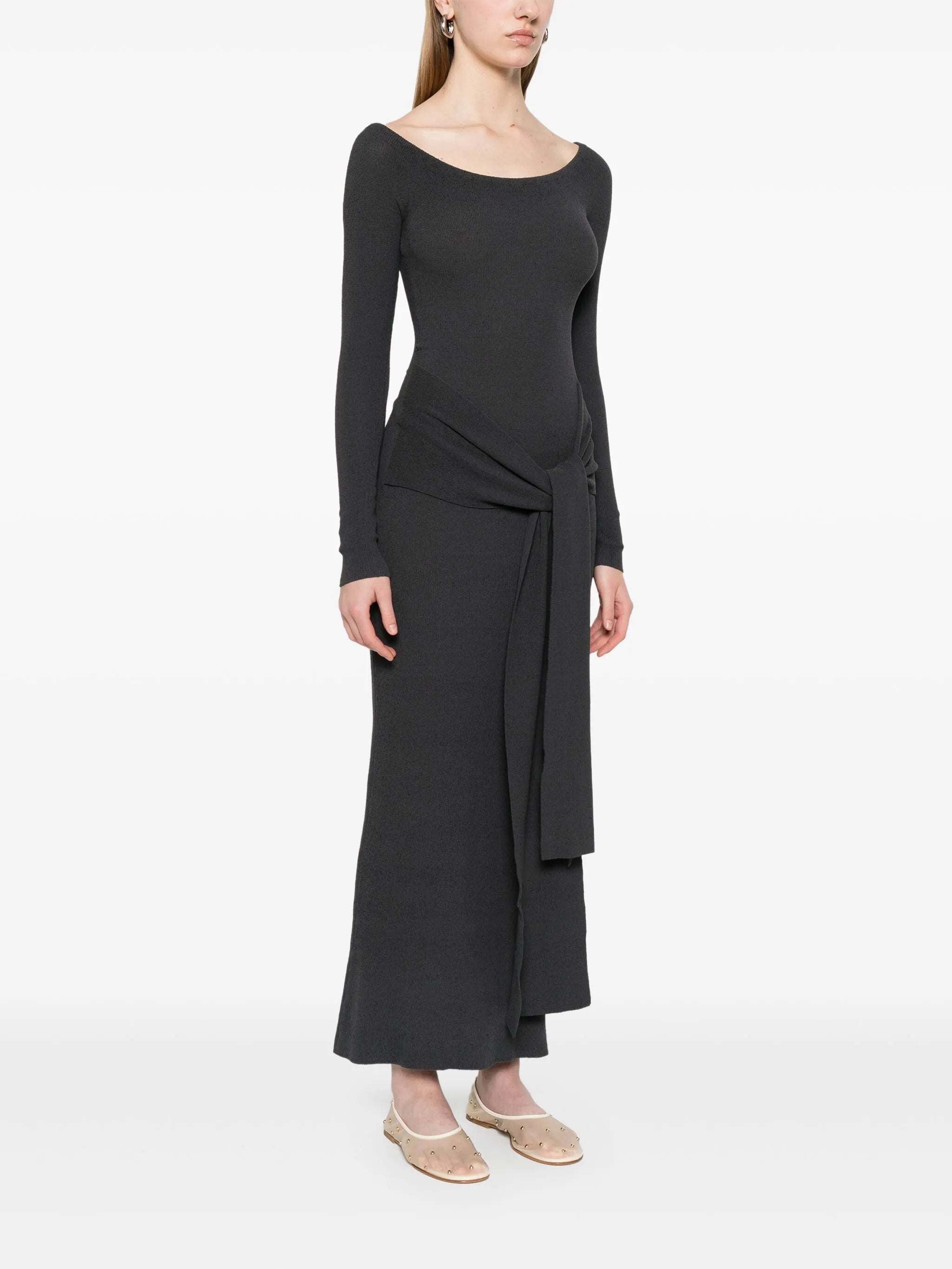 knitted maxi dress