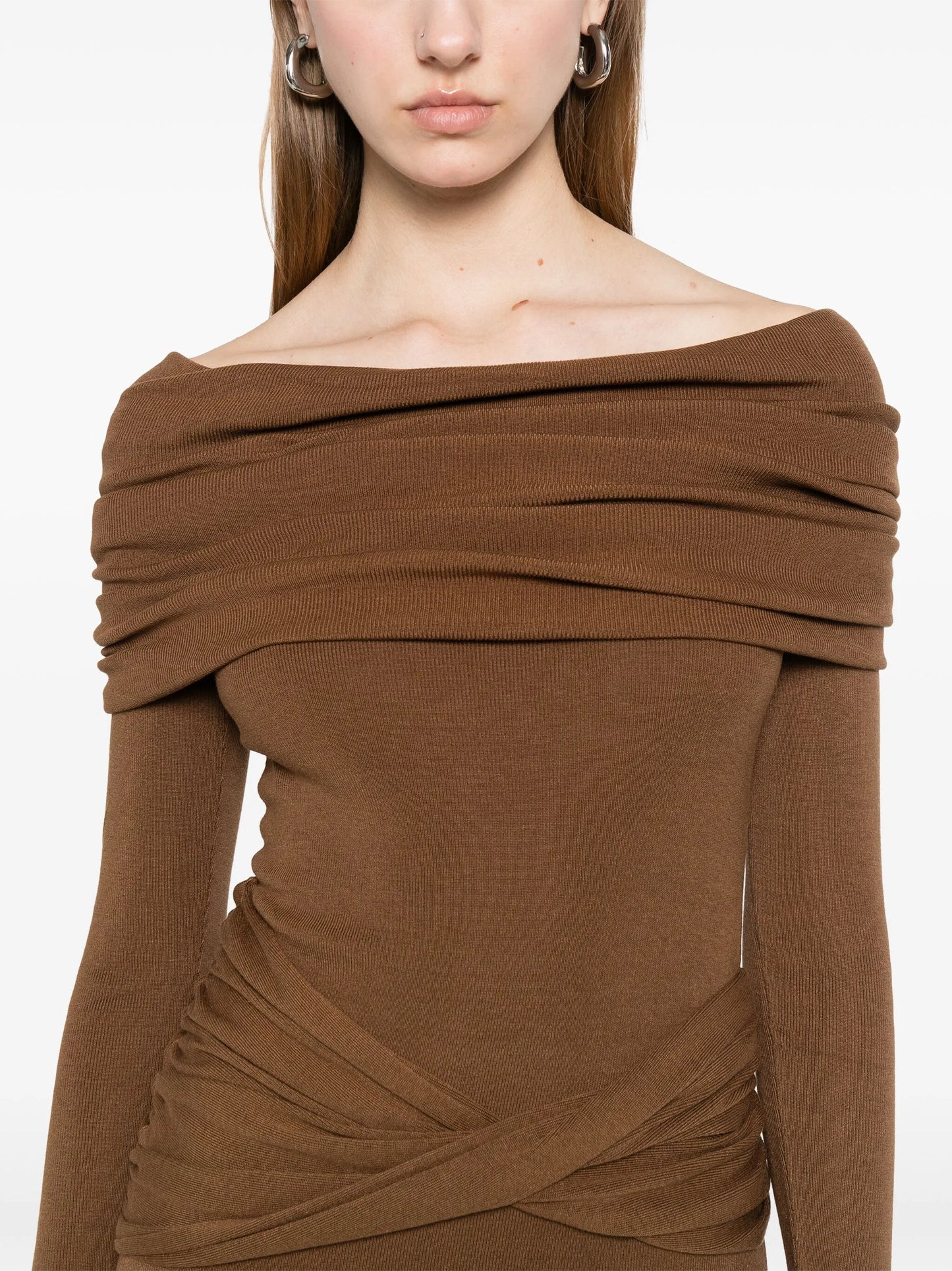 knitted maxi dress