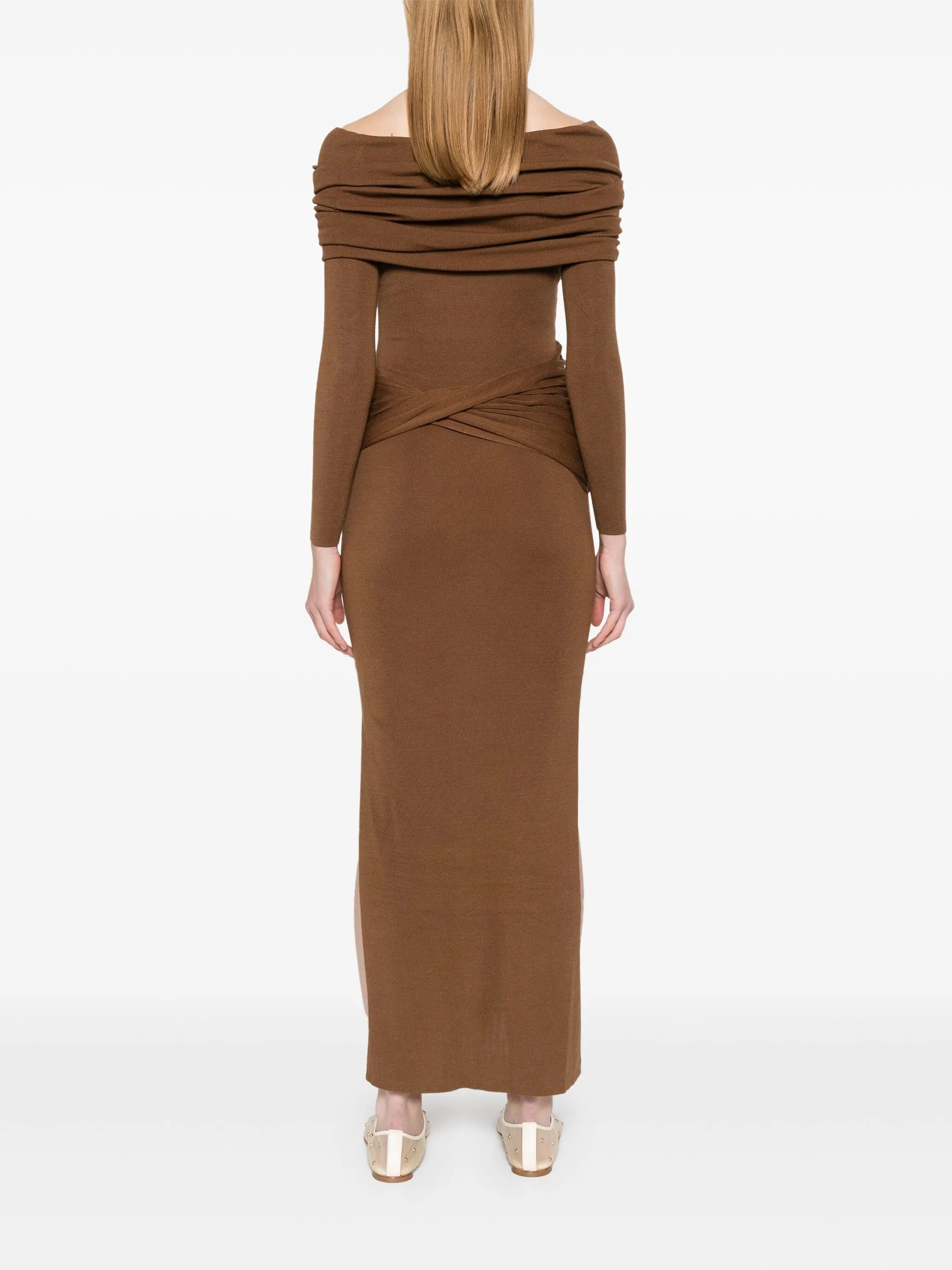 knitted maxi dress