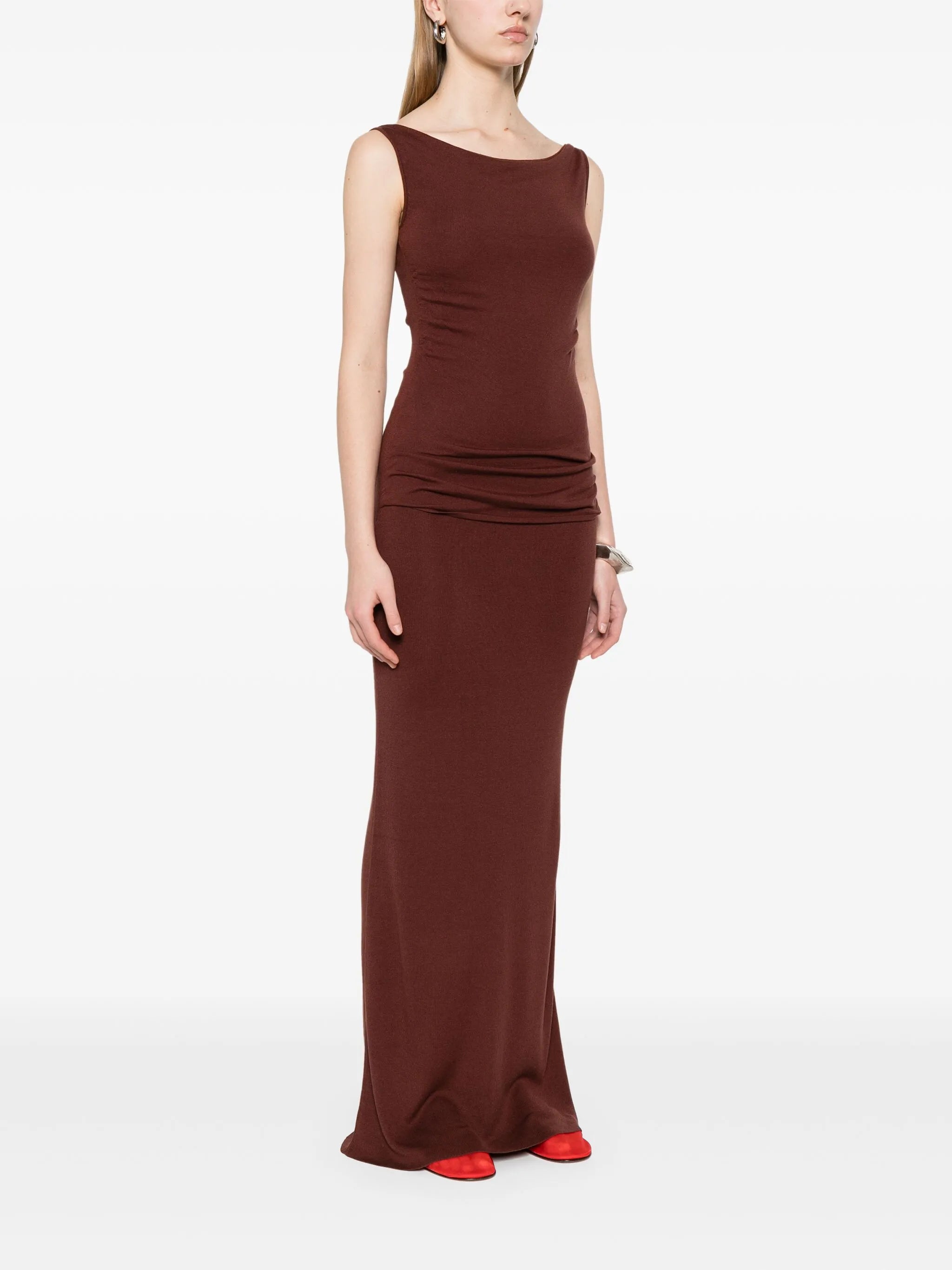 knitted maxi dress