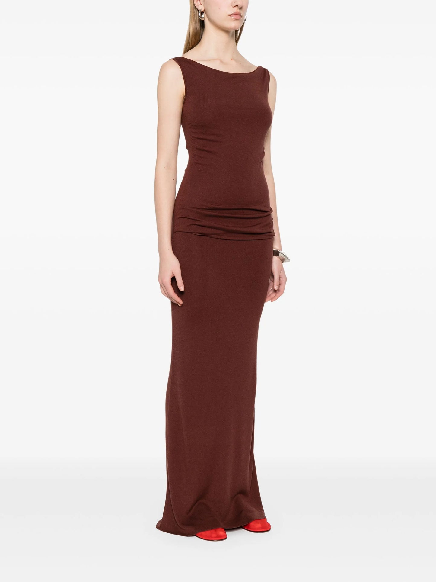 knitted maxi dress