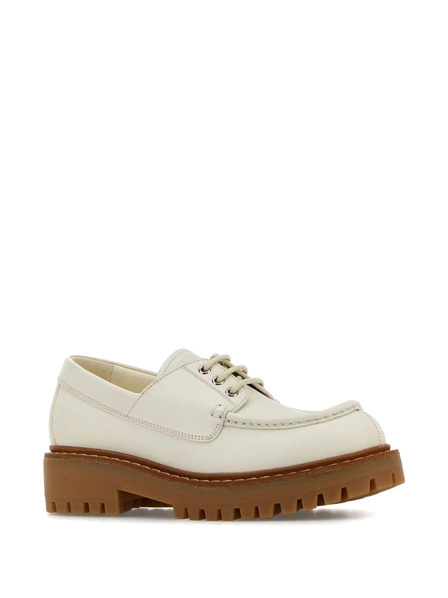 leather lace-up shoes