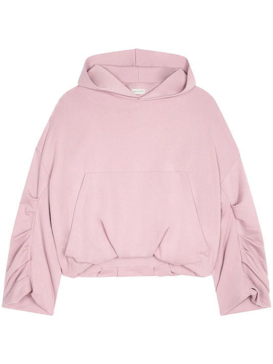 draped hoodie