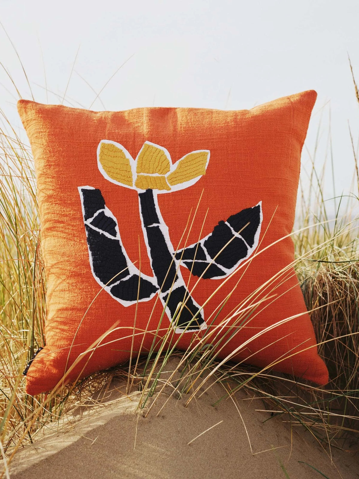 Pieces solitary flower cushion cover 50 x 50cm