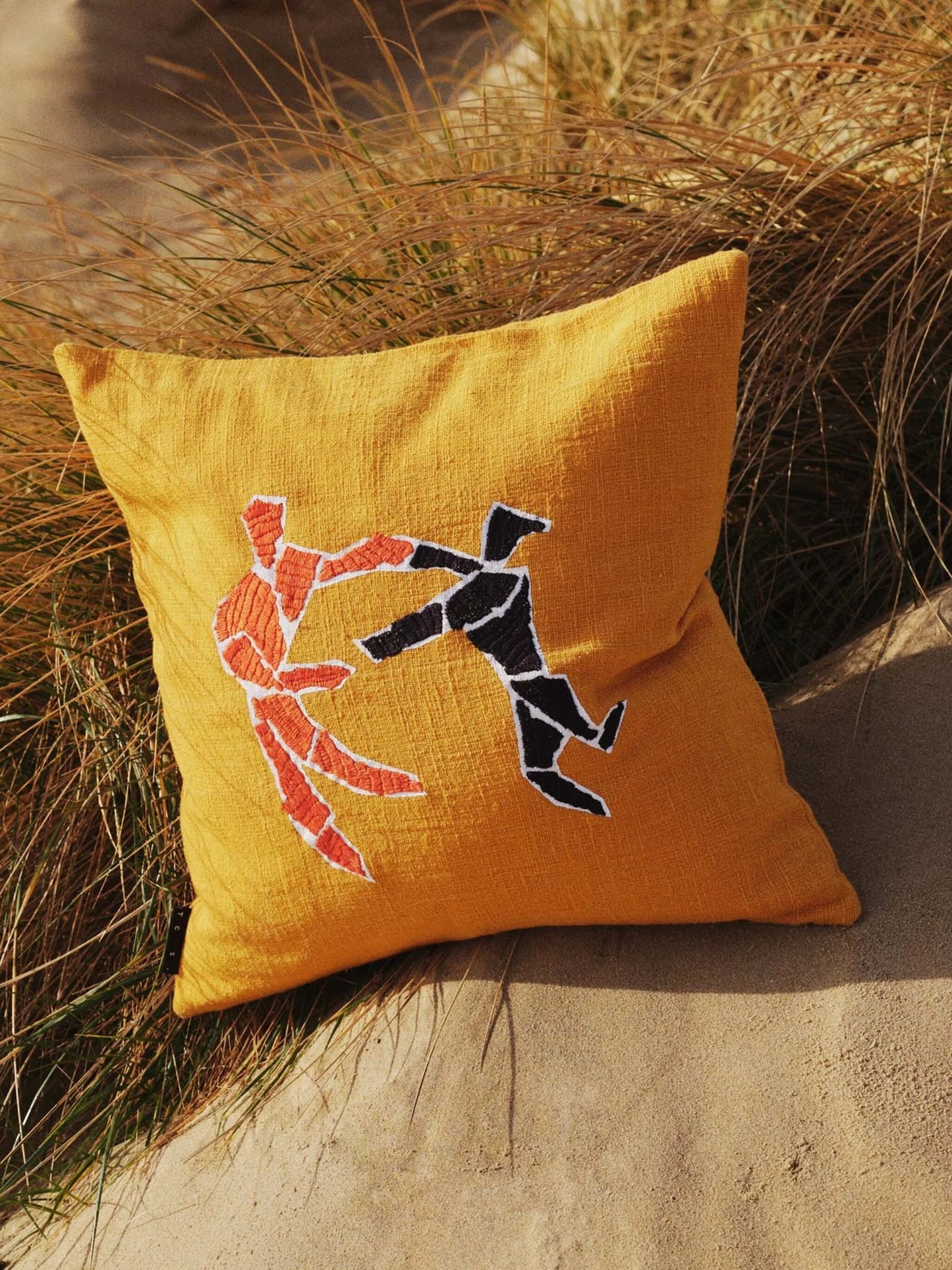 Dancing Figures cushion (50cm x 50cm)