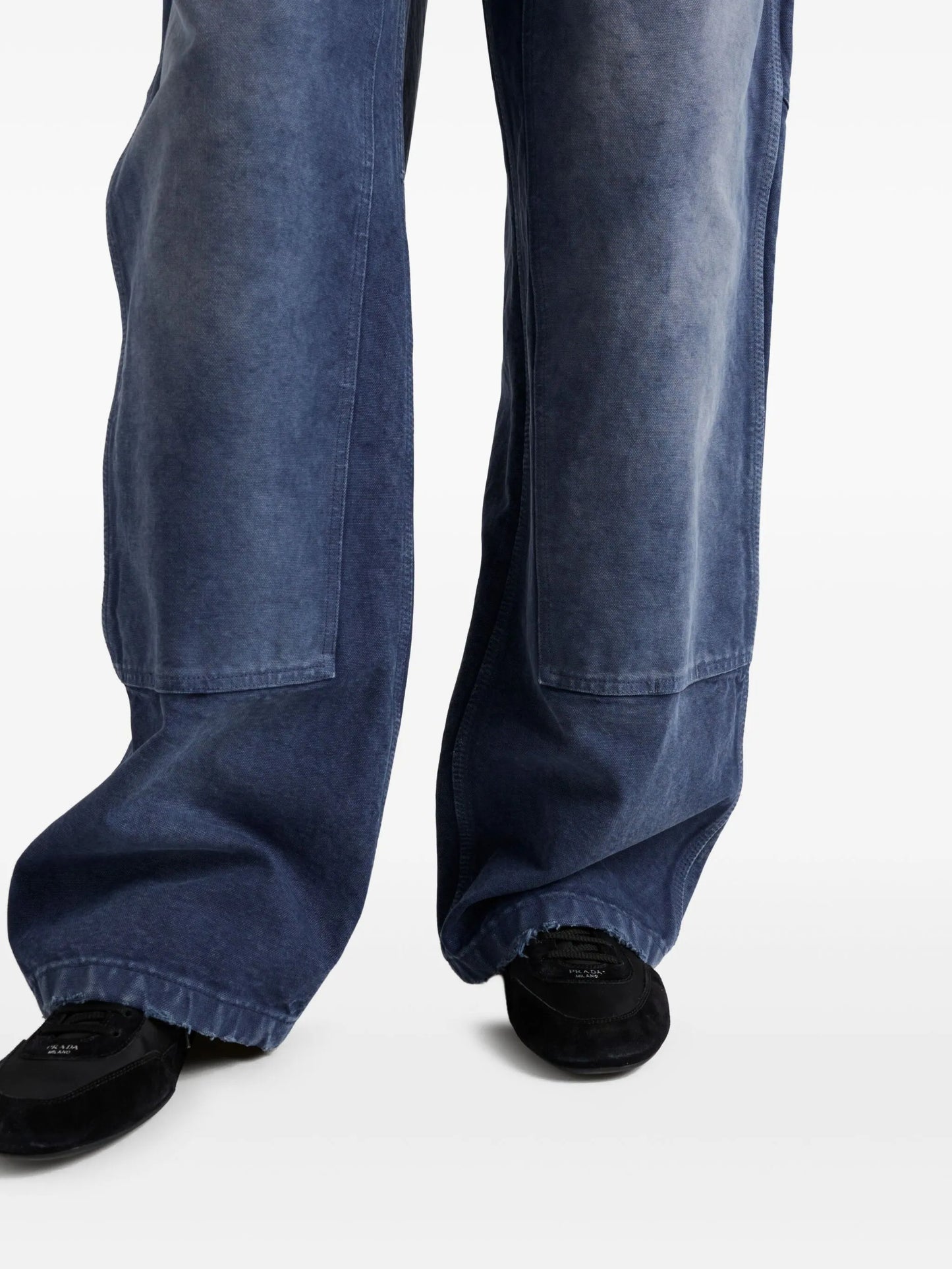 Triangle-logo cargo trousers