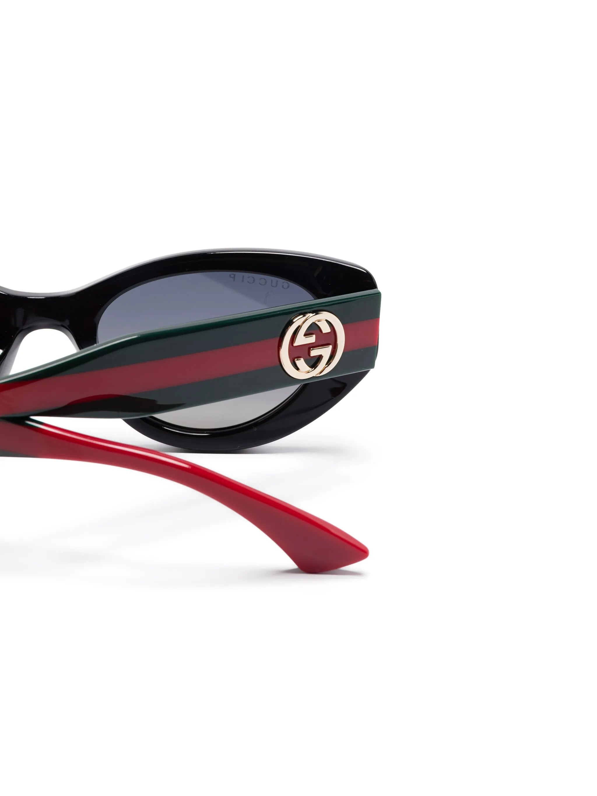 Web-stripe sunglasses