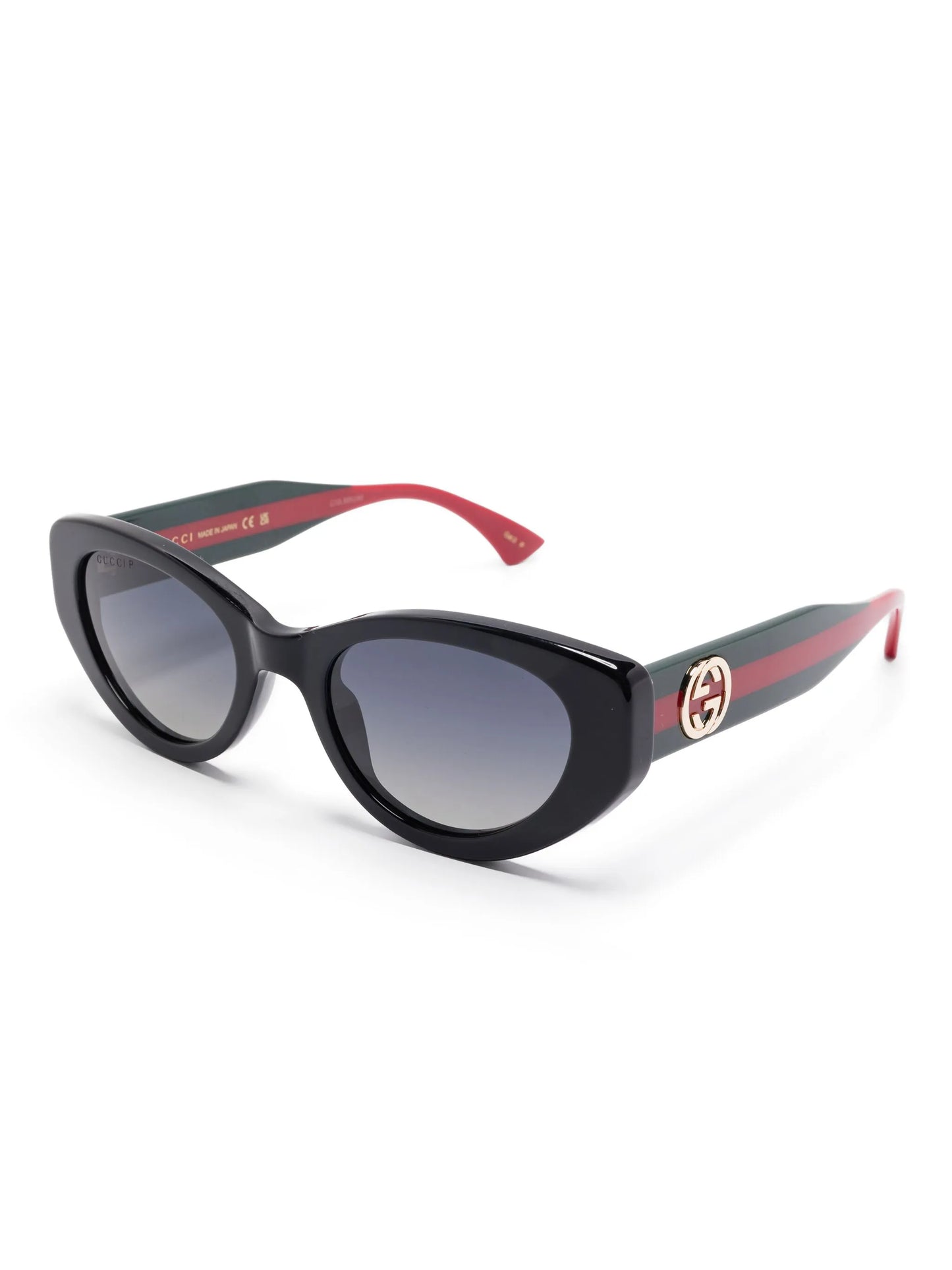 Web-stripe sunglasses