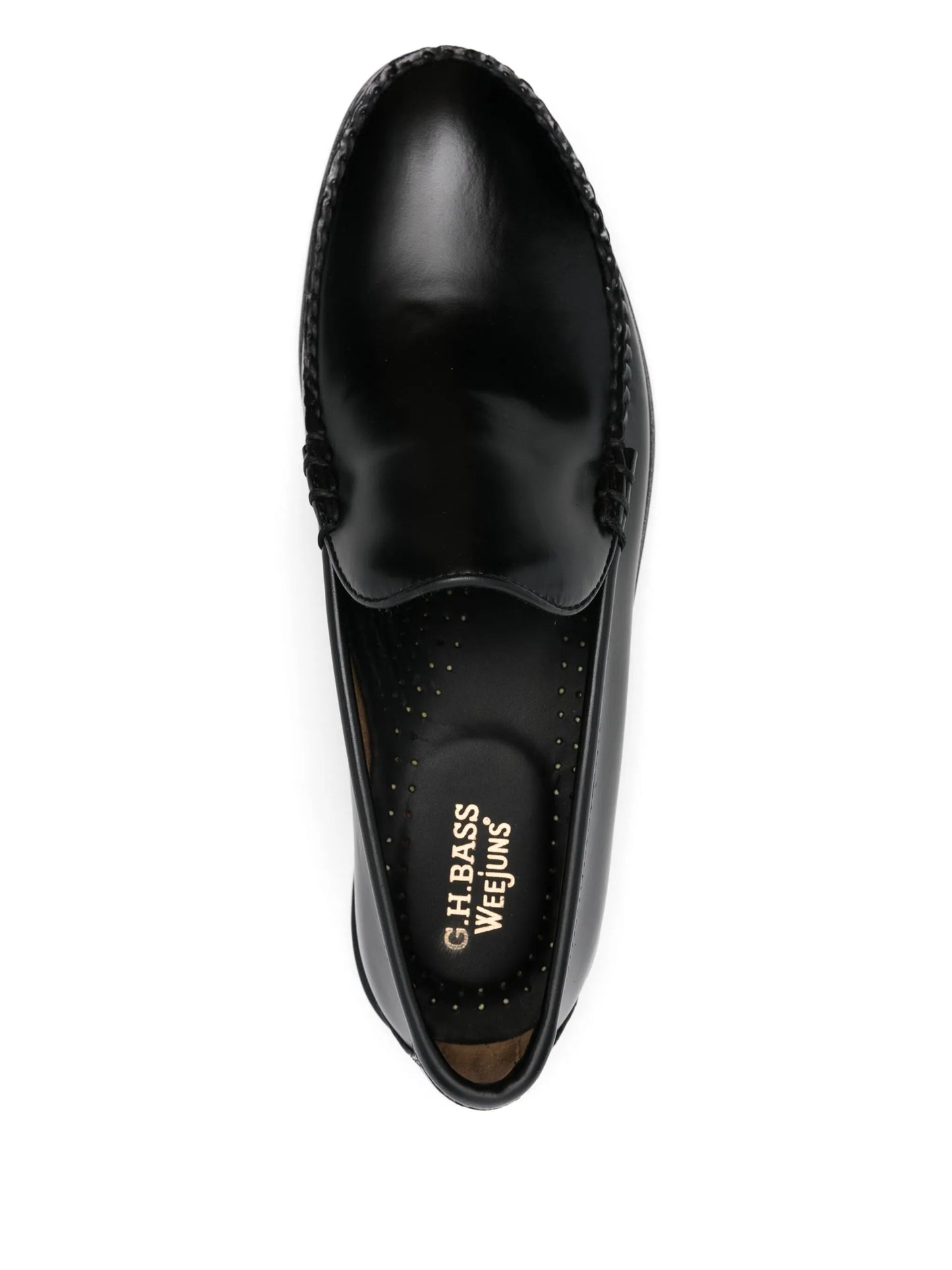 Weejuns Cobra Venetian loafers in black leather