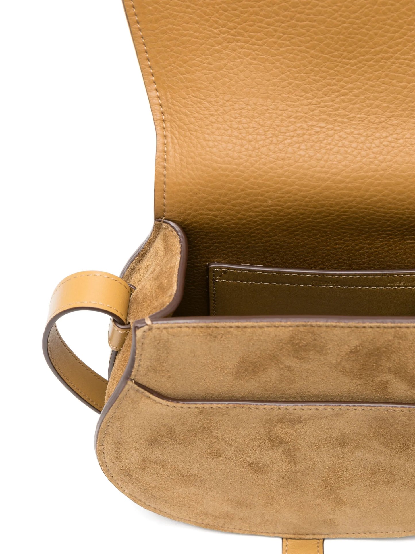 Marcie saddle suede crossbody bag
