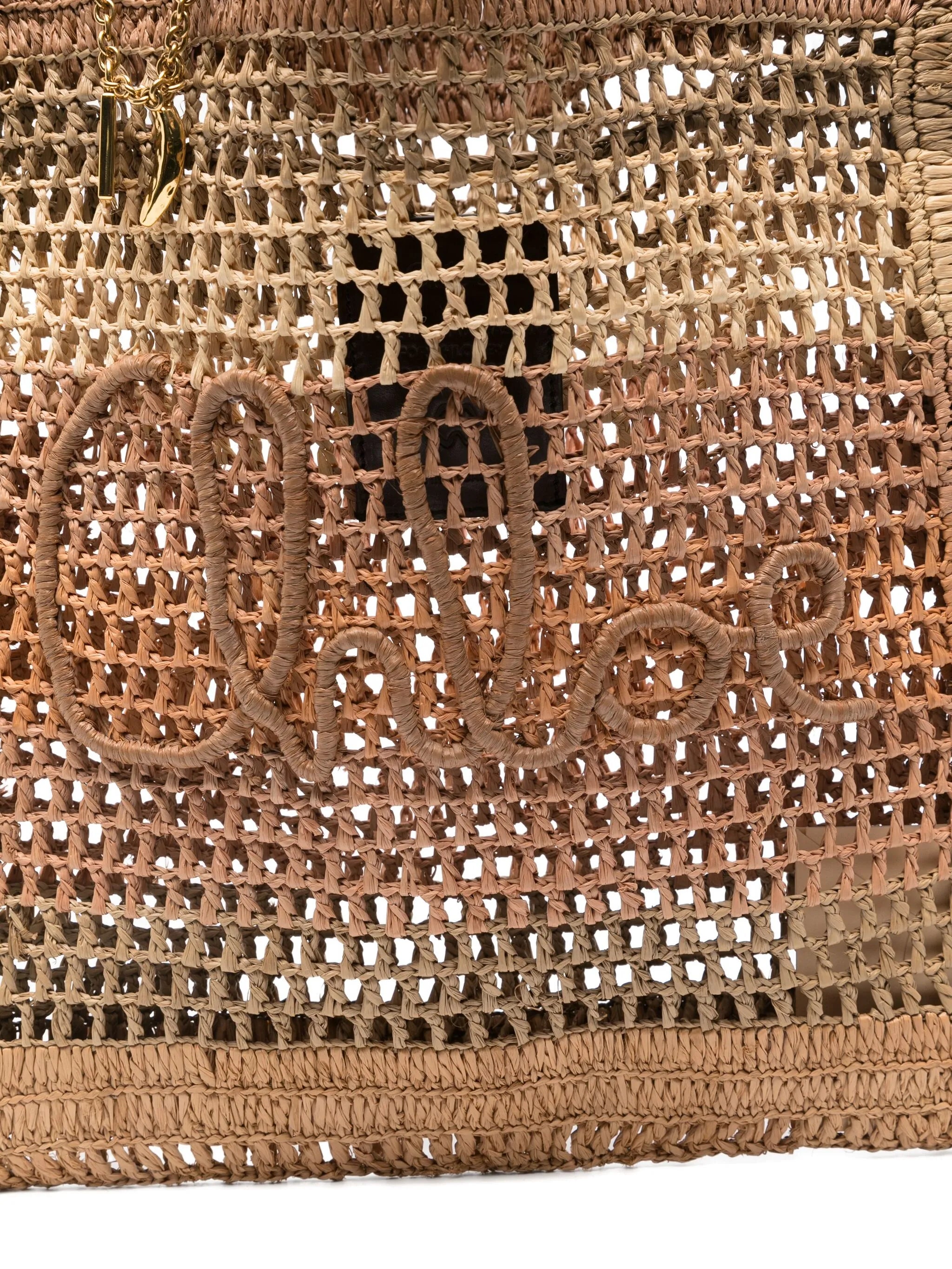 raffia tote bag