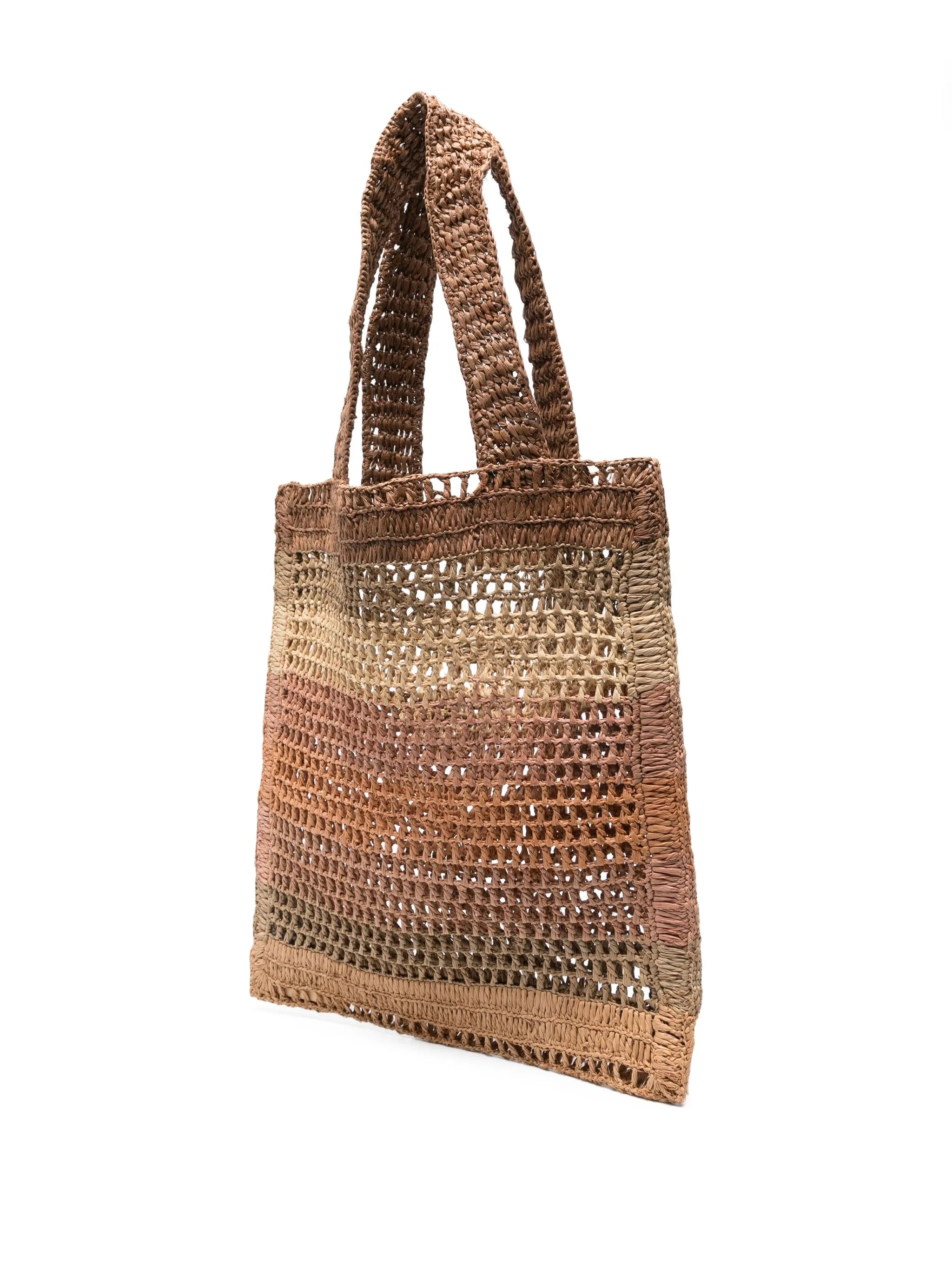 raffia tote bag