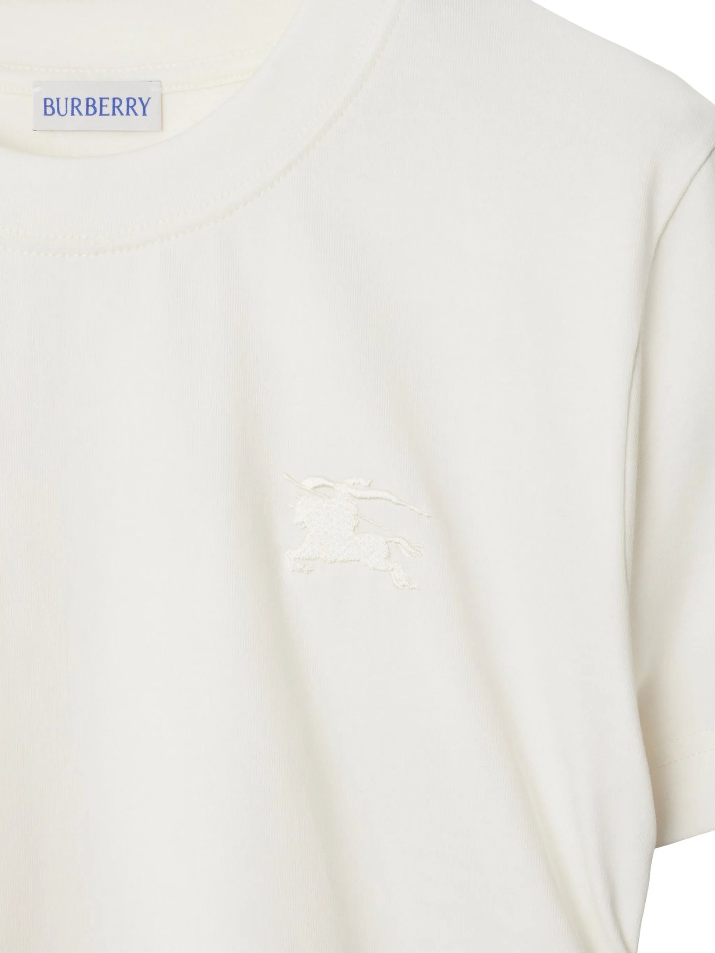 Check-trim T-shirt