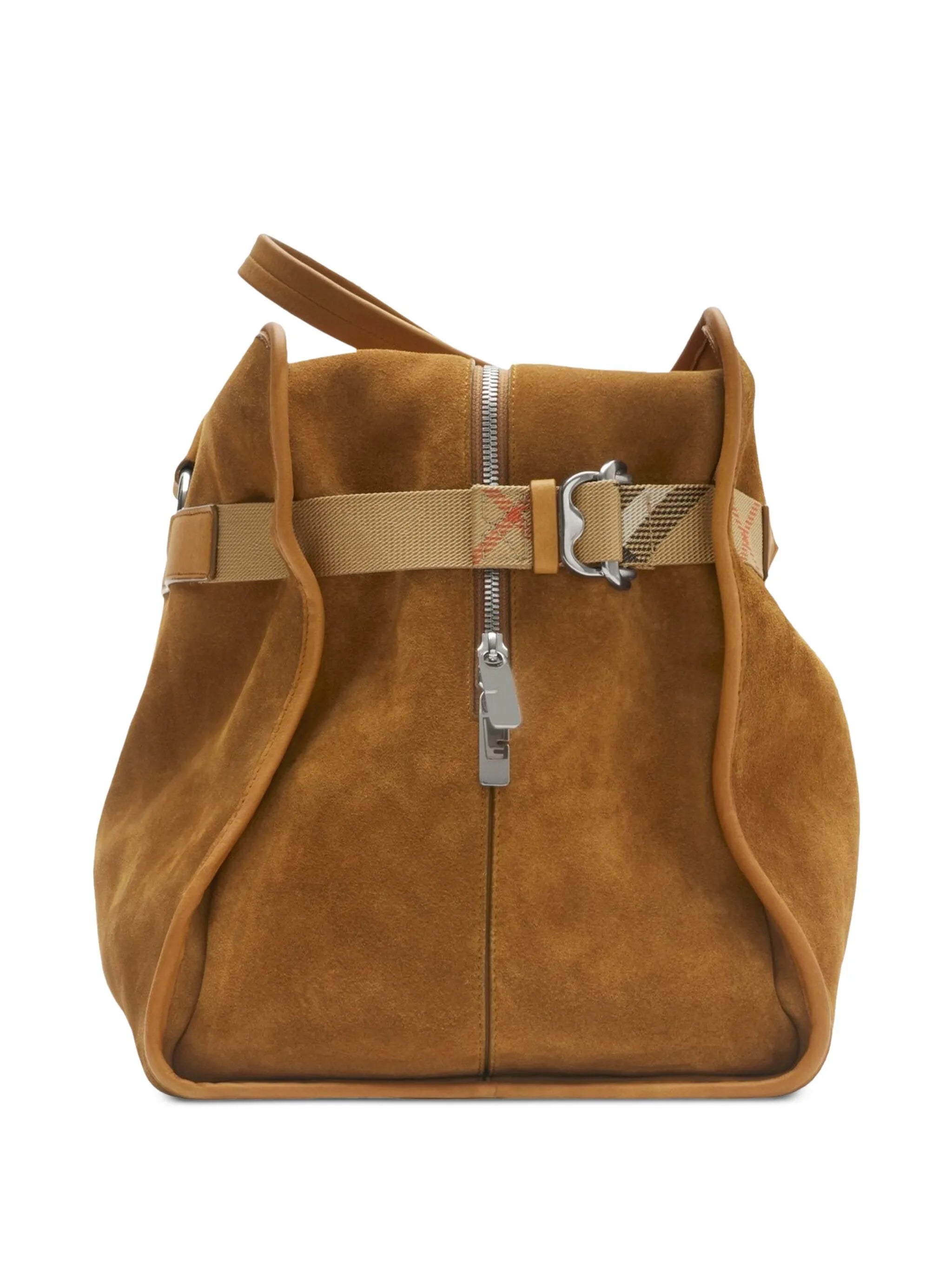 suede holdall bag