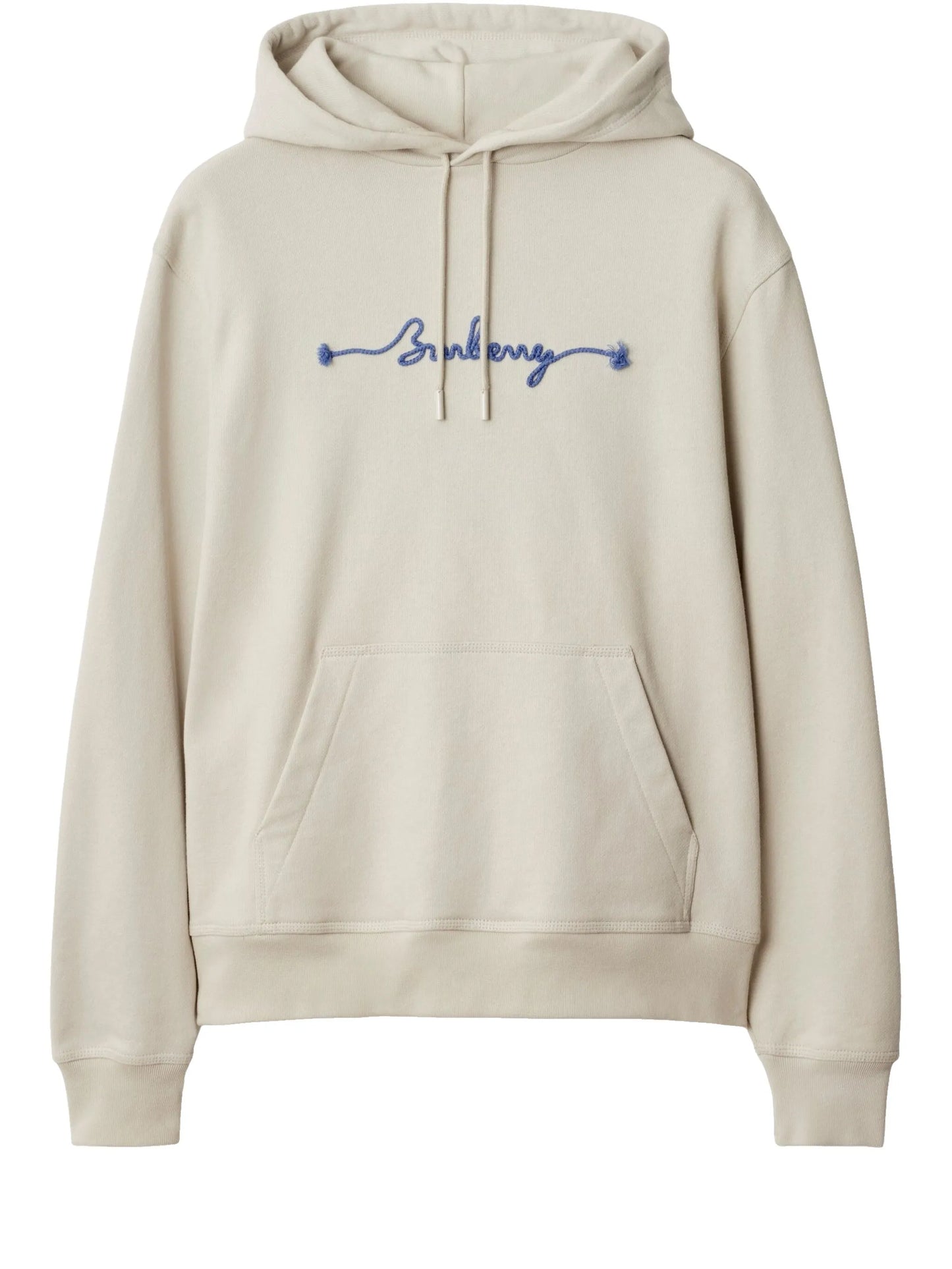 logo cotton hoodie