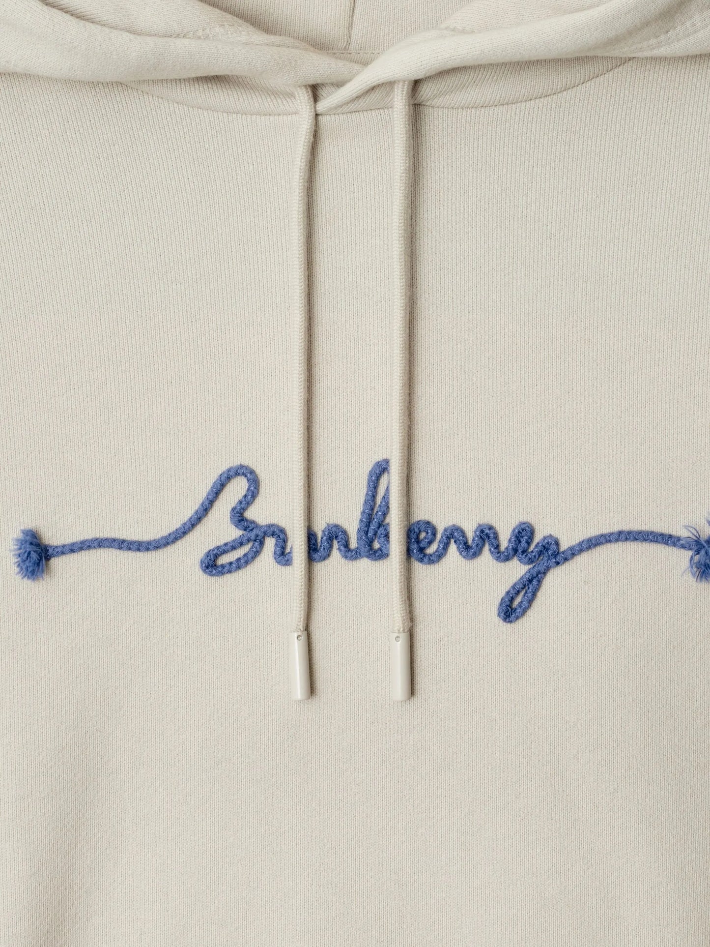 logo cotton hoodie