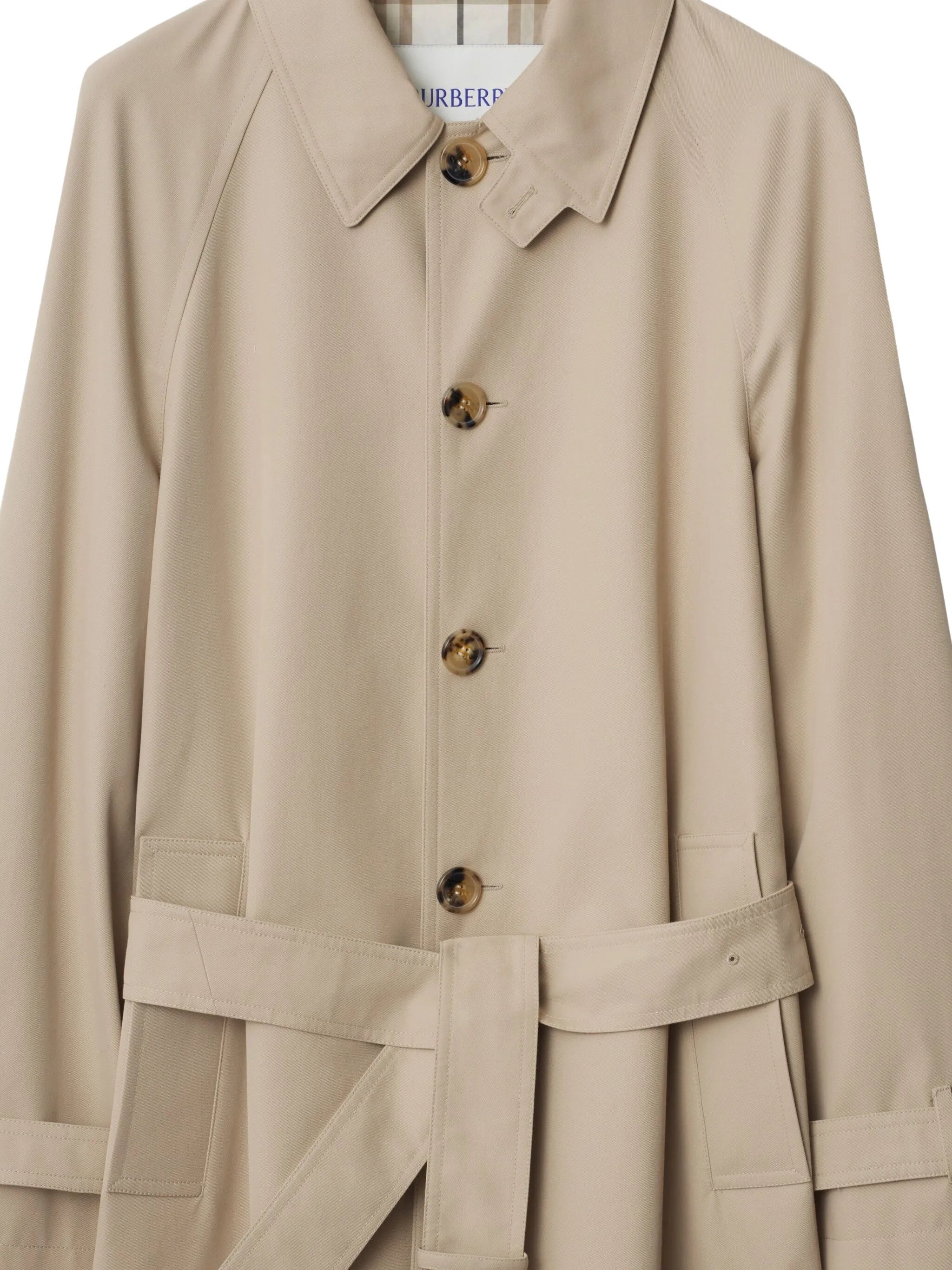long-length trench coat