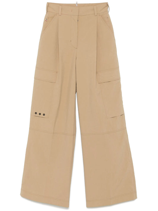 pleat-detail trousers