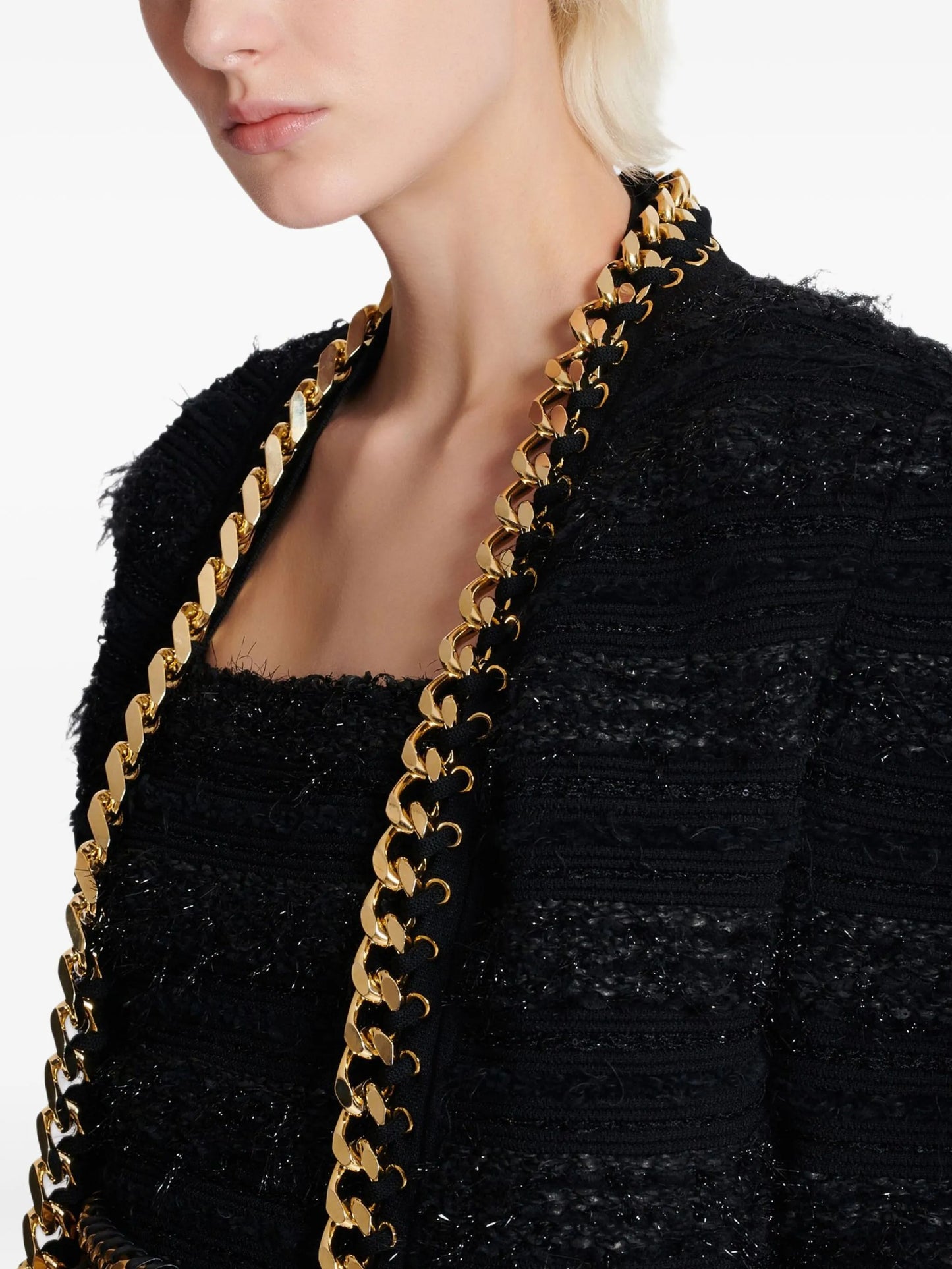 chain-detailing jacket