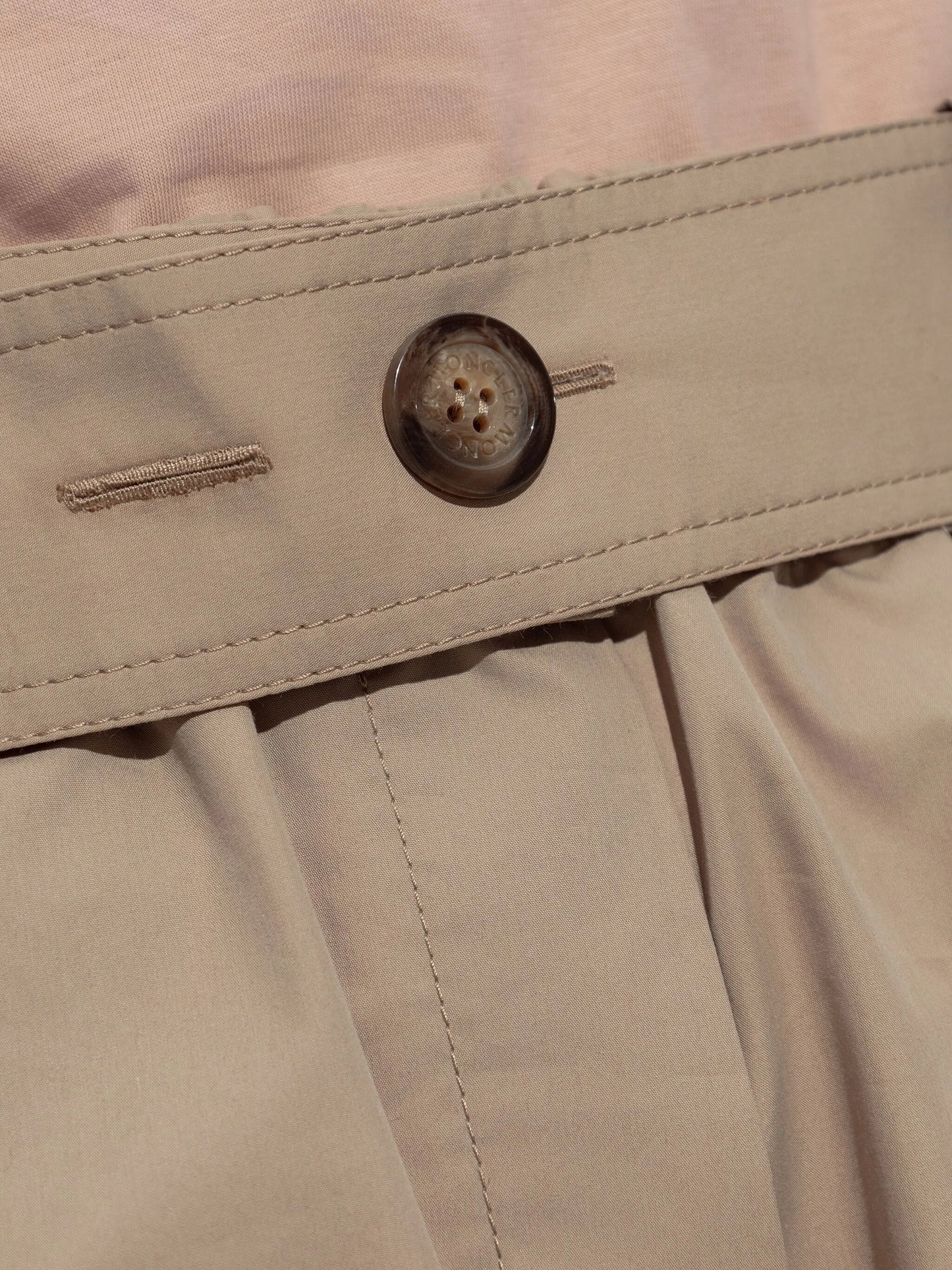 buttoned palazzo pants
