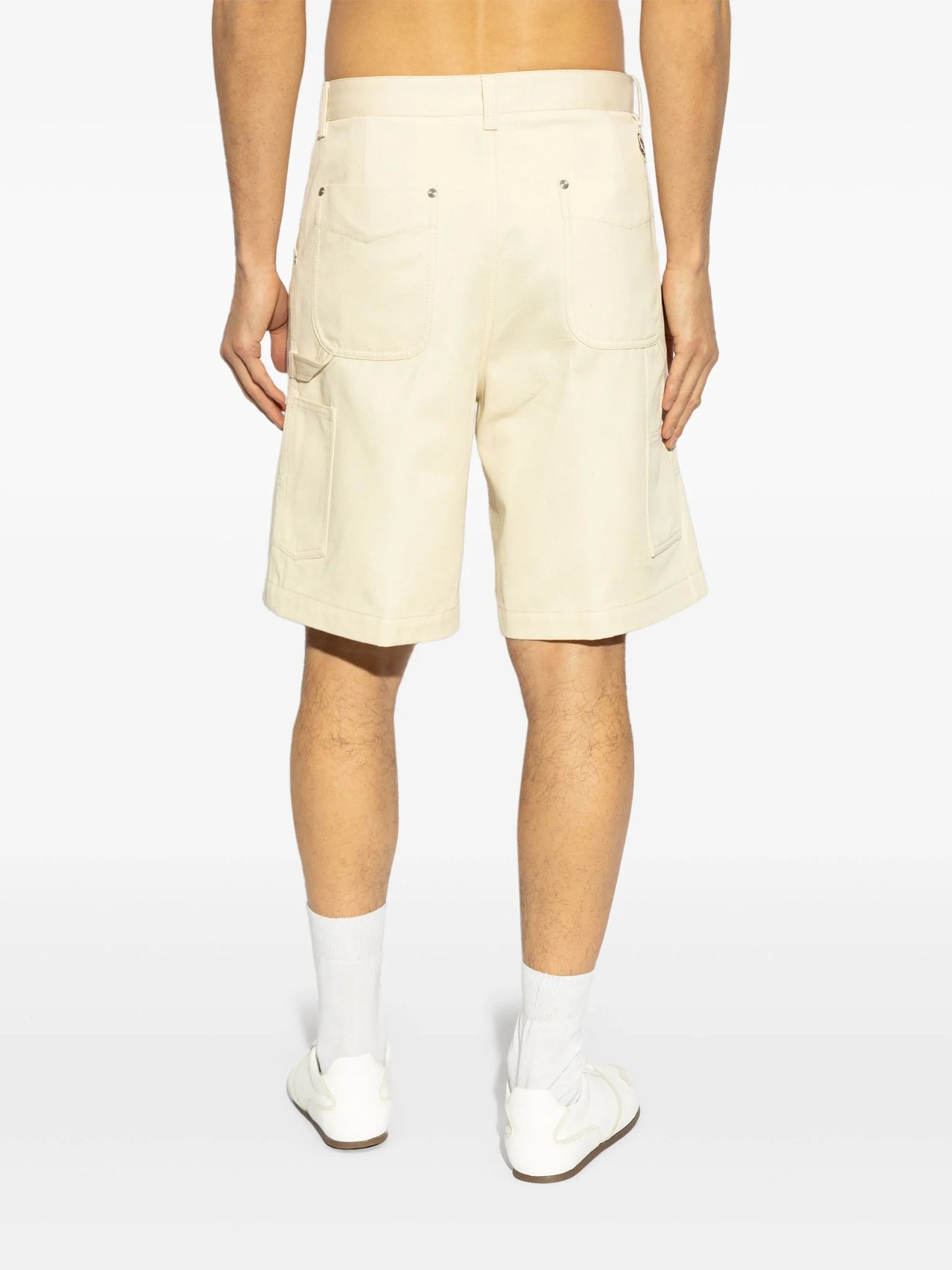 cotton denim shorts
