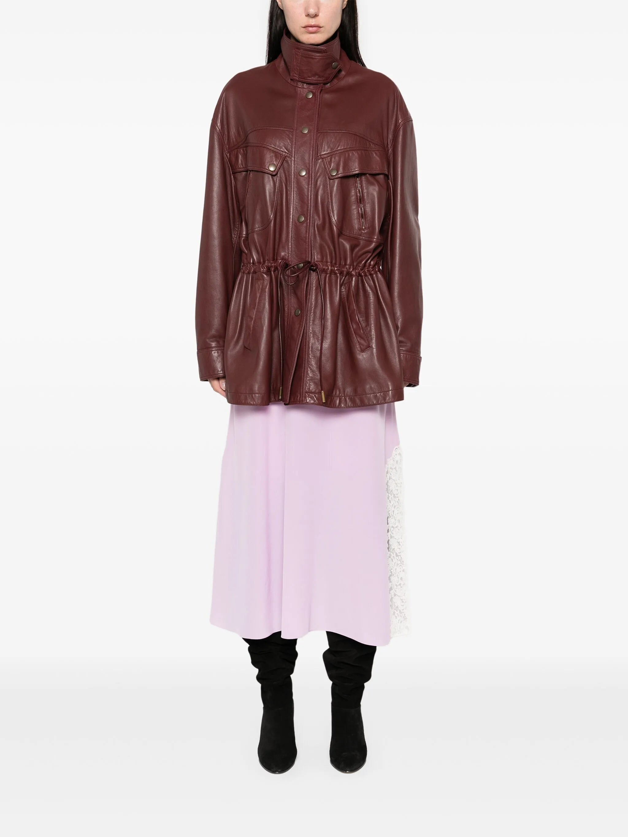 leather coat