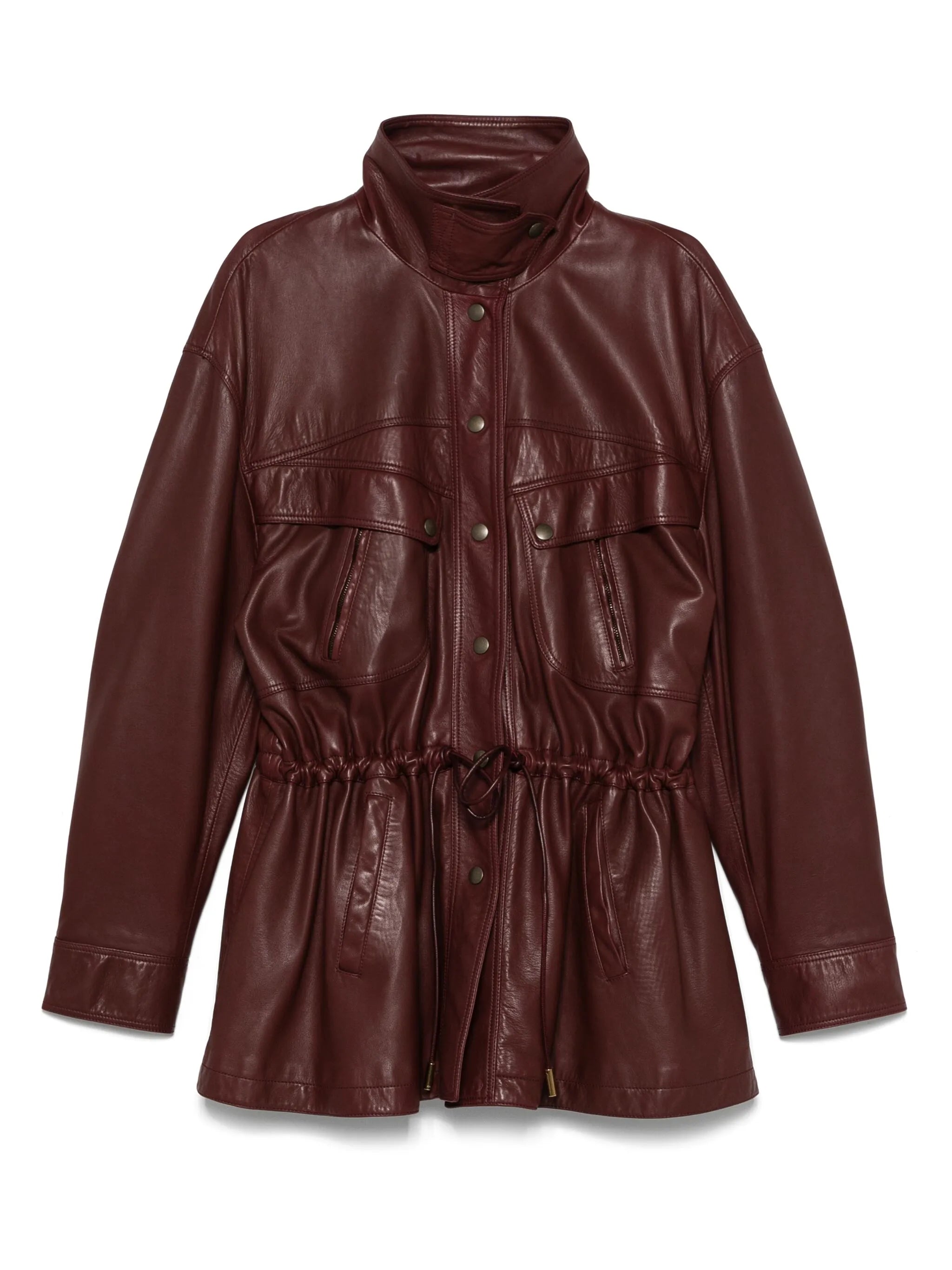 leather coat