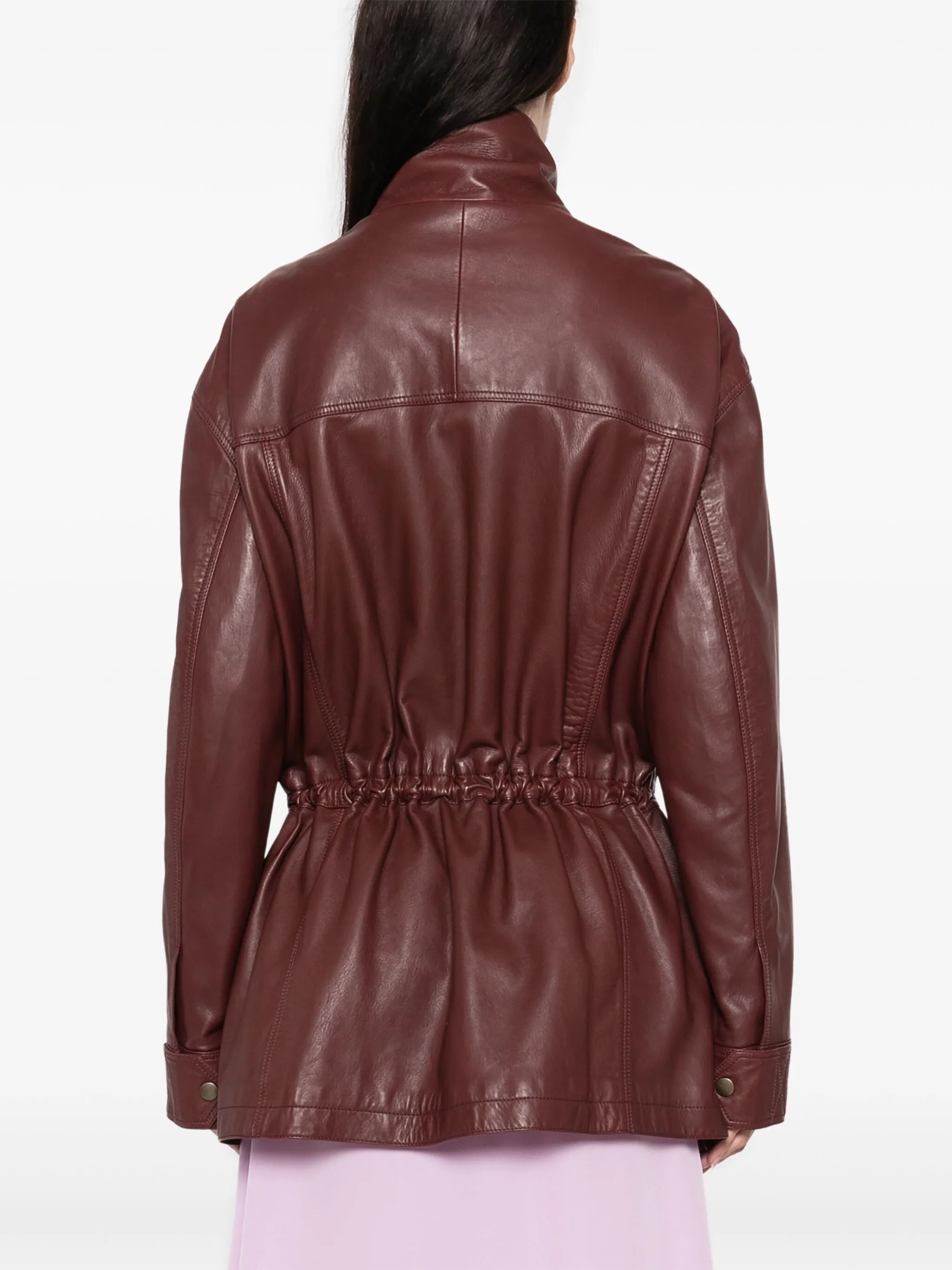 leather coat