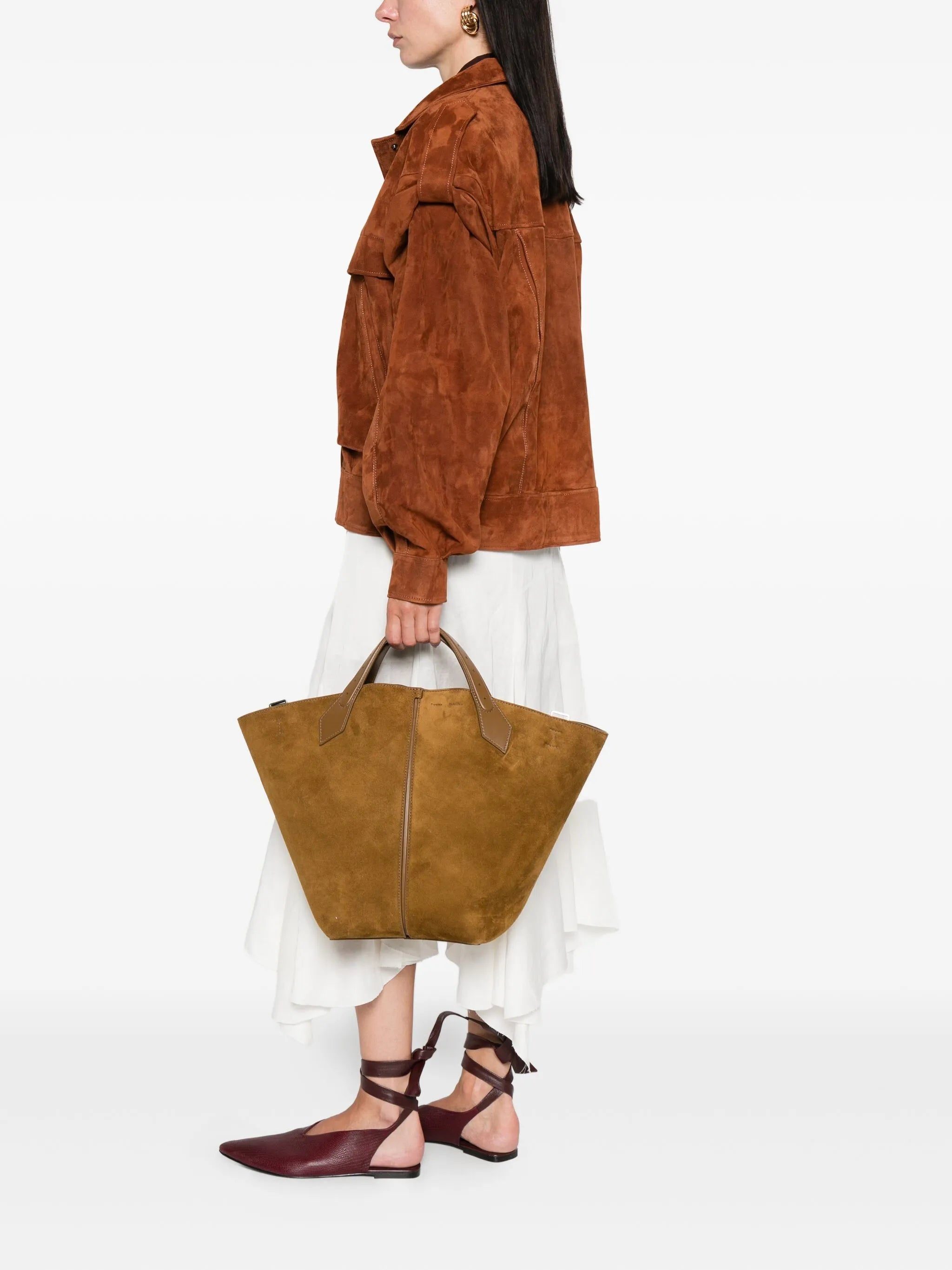 large Chelsea suede tote bag
