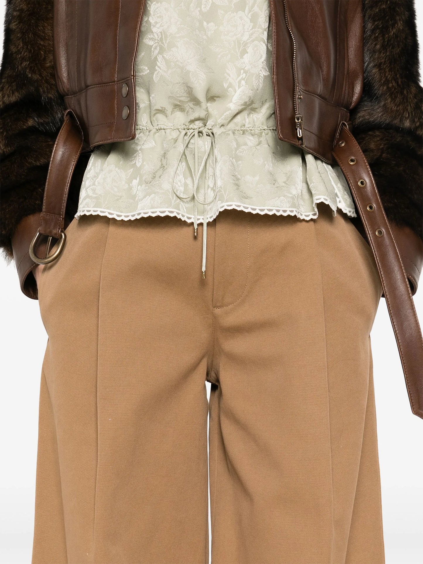 buttoned trousers