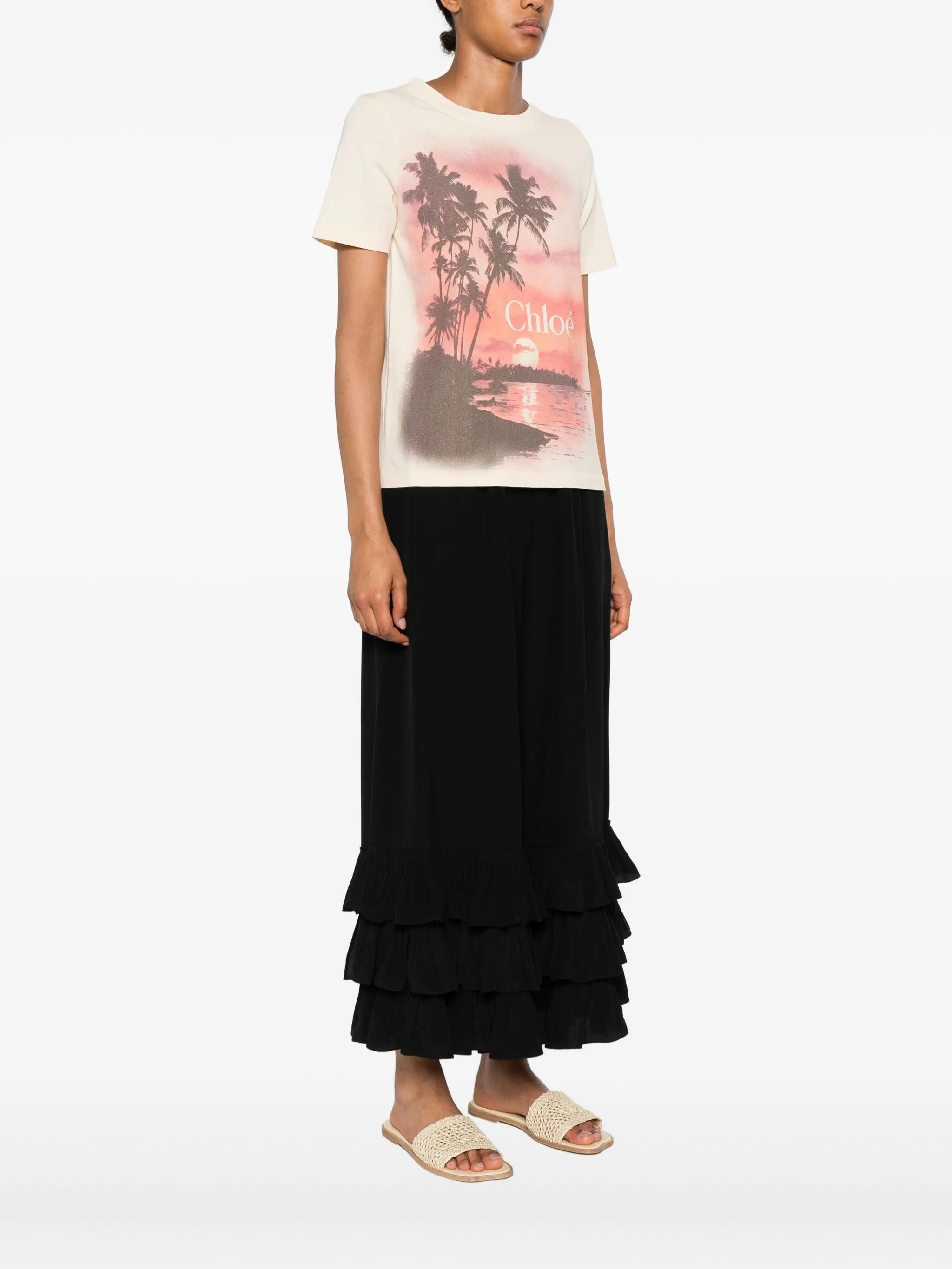 logo-print T-shirt