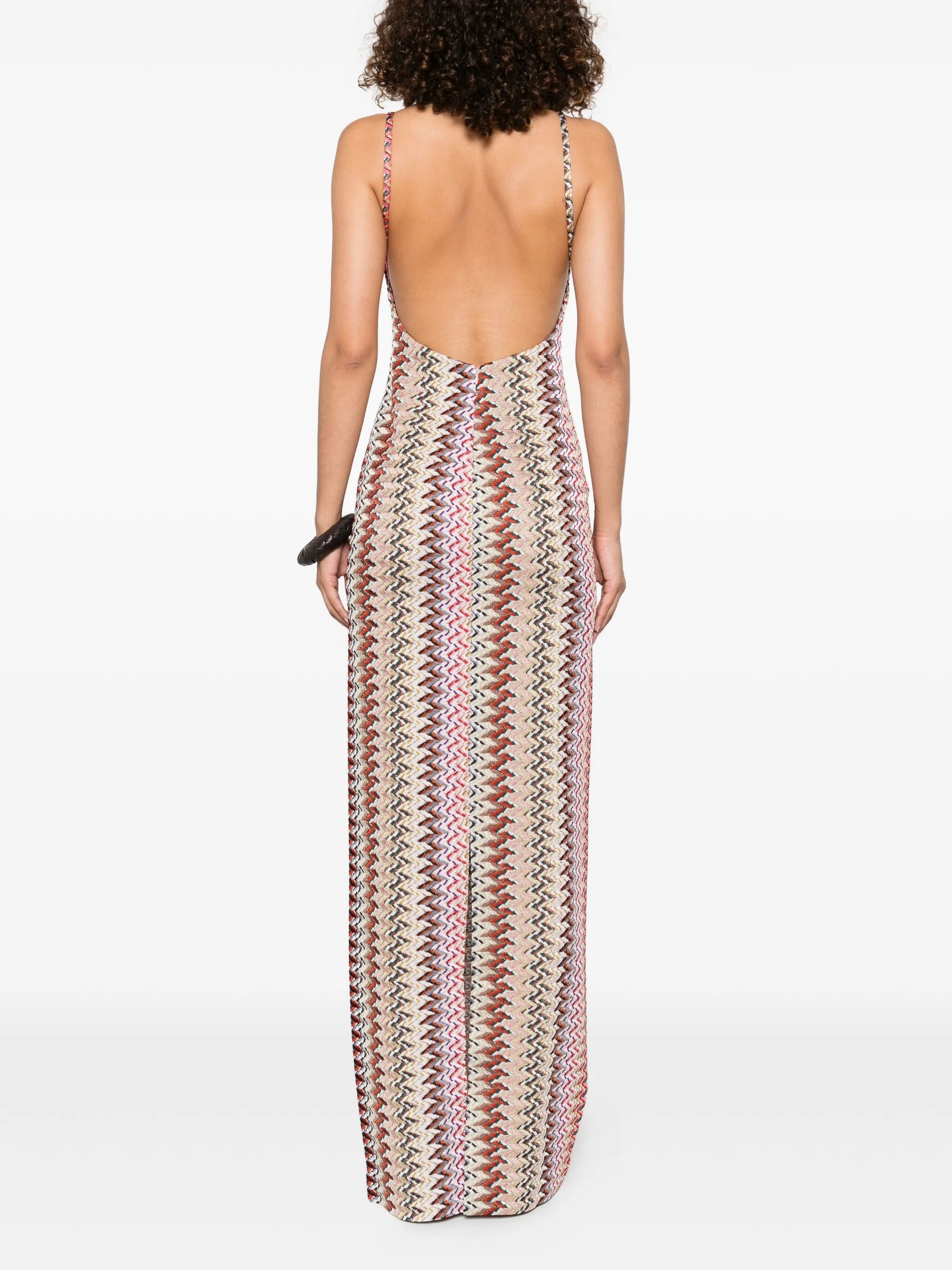 open-back maxi dress