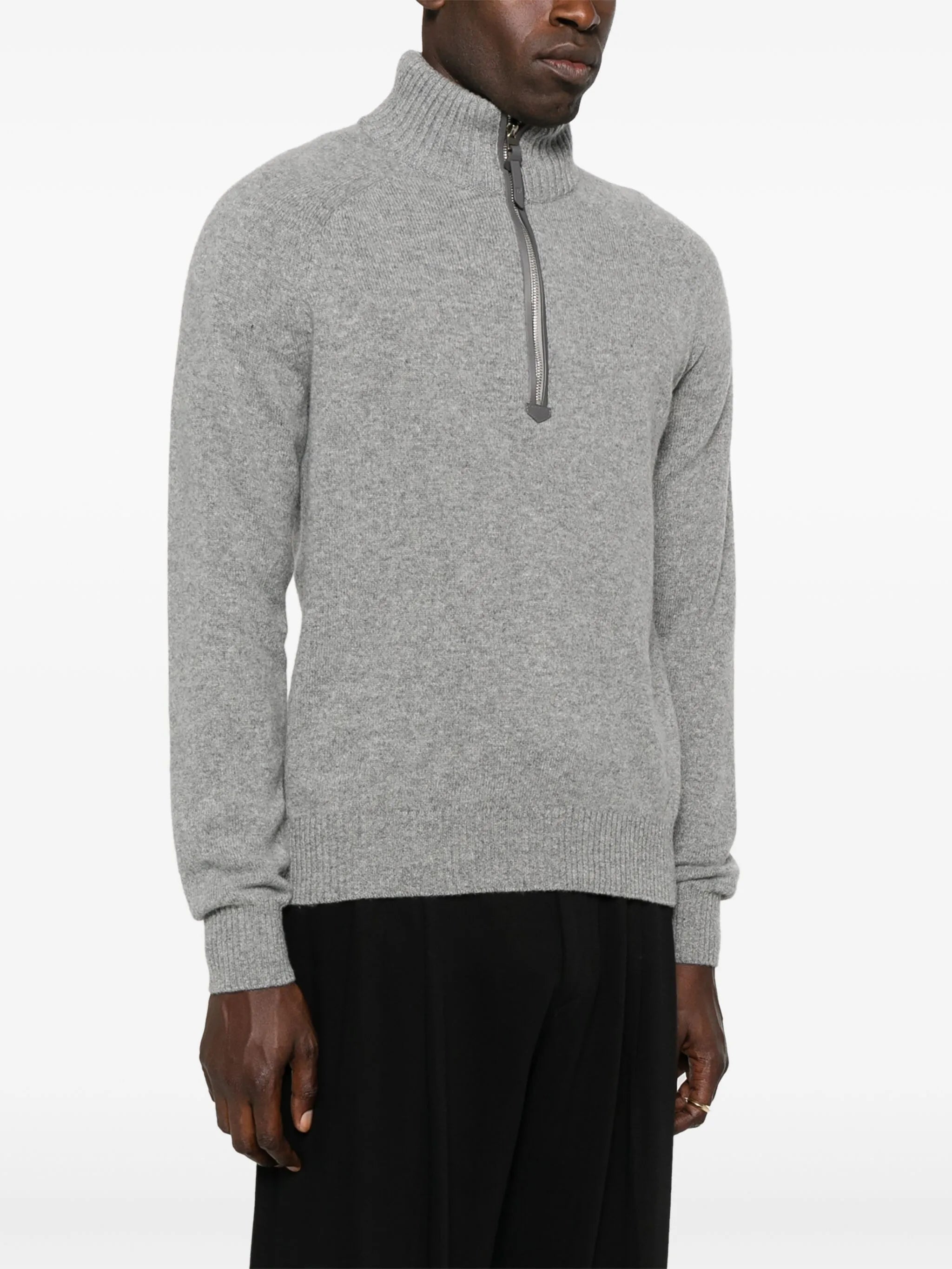half-zip sweater